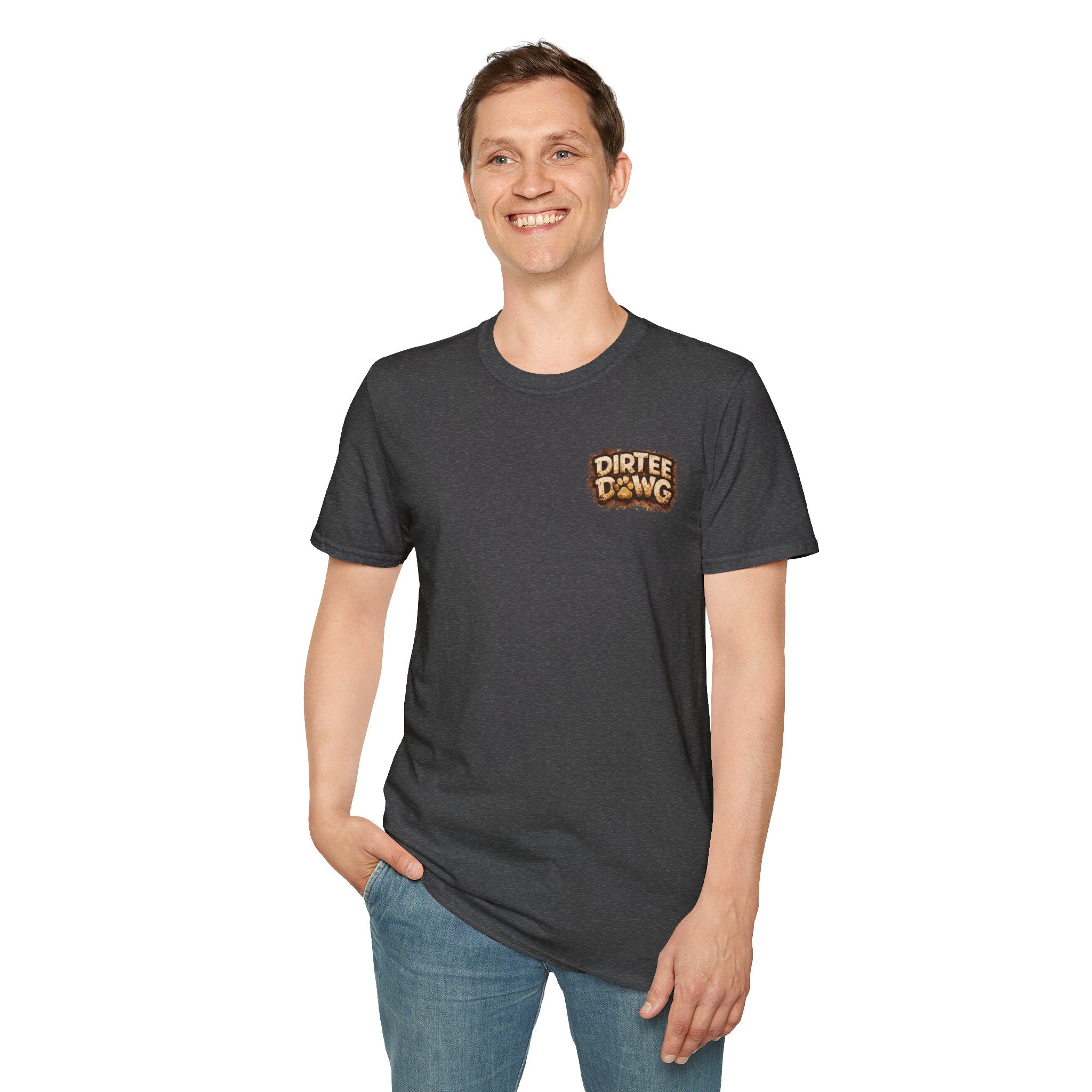 Slogan Tee 'Dog Walking Is A Team Sport' Graphic