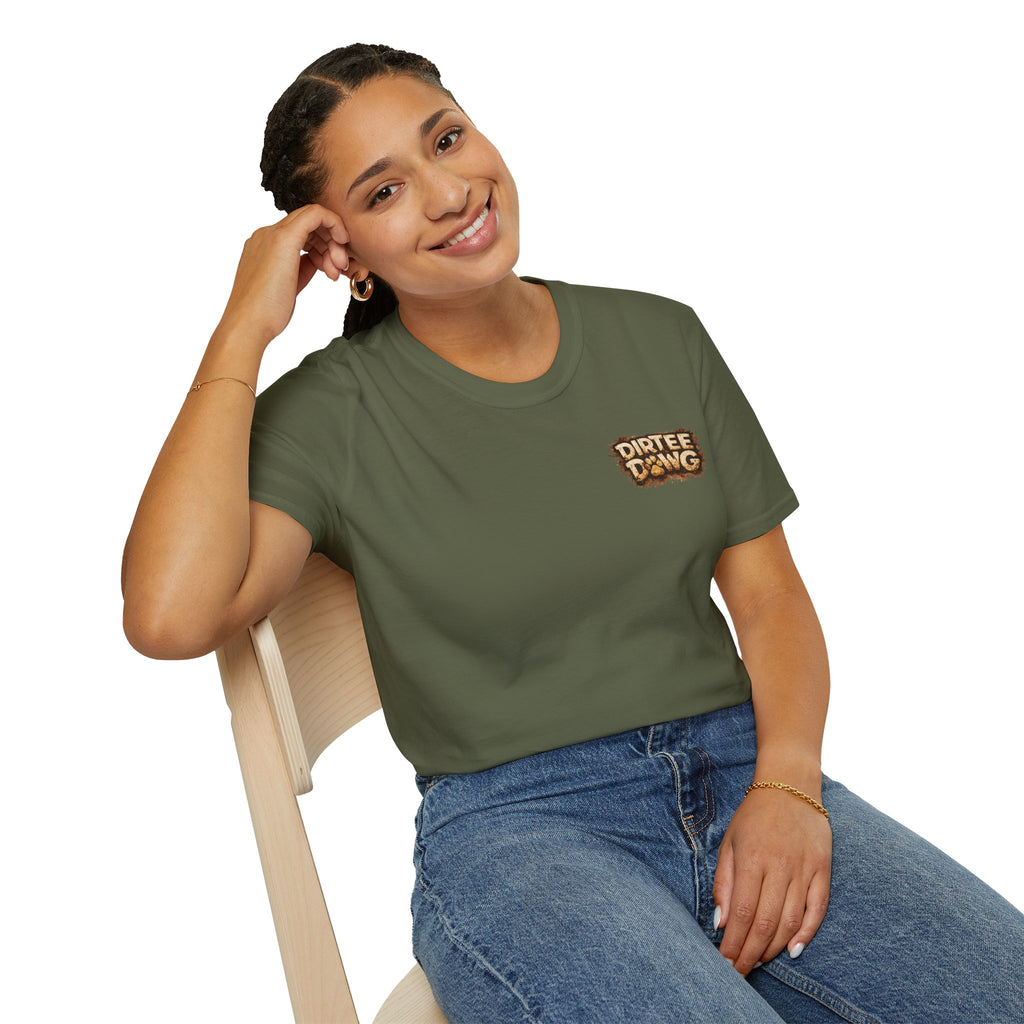 Slogan Tee 'Dog Walking Is A Team Sport' Graphic
