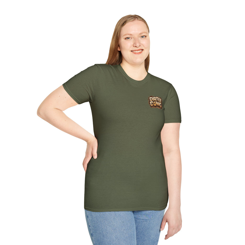 Slogan Tee 'Dog Walking Is A Team Sport' Graphic