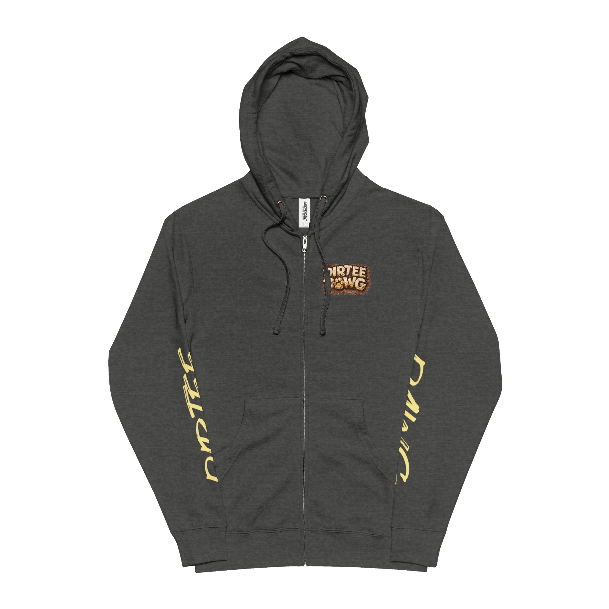 DIRTEE DAWG Branded Zip-Up Hoodie