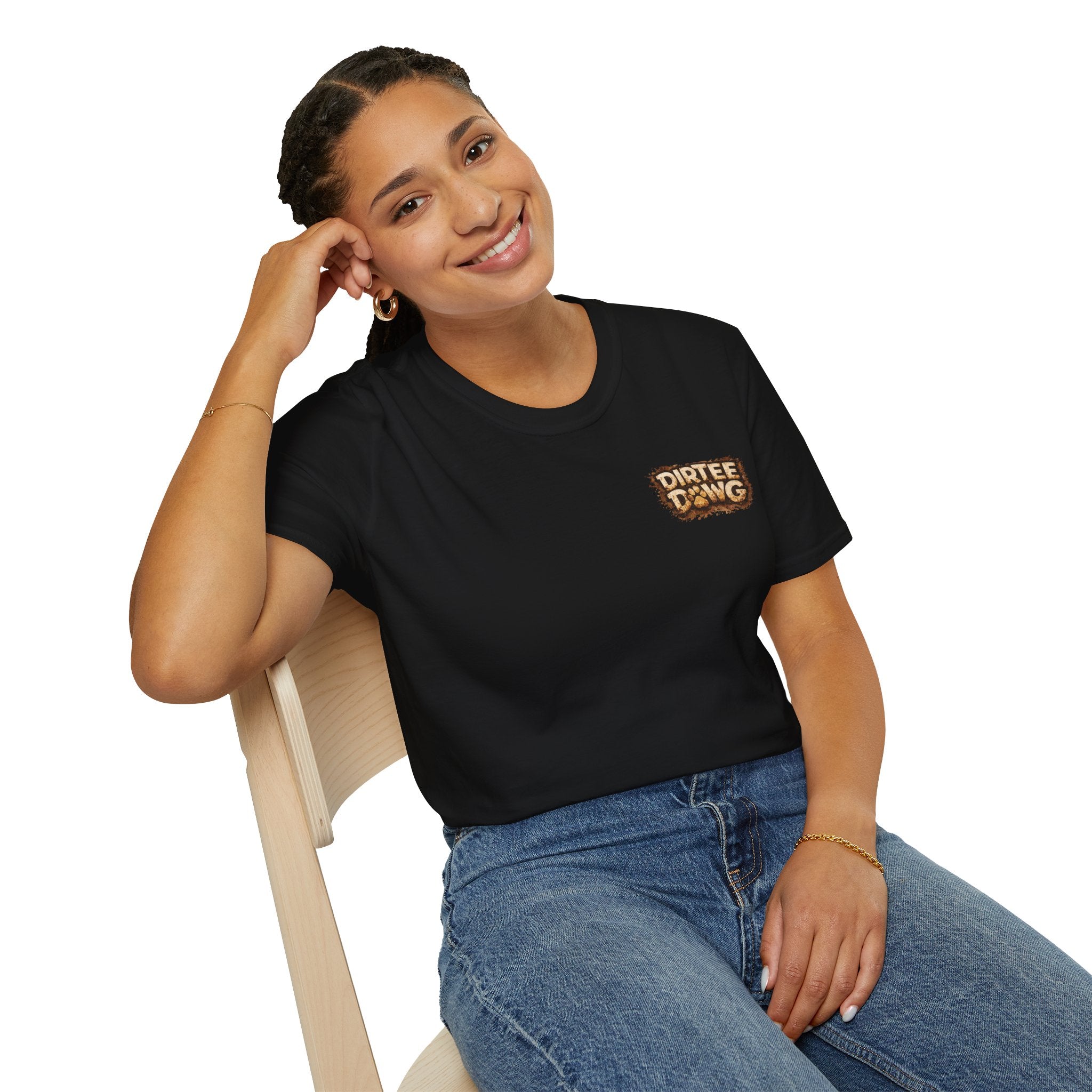 Slogan Tee 'Dog Walking Is A Team Sport' Graphic