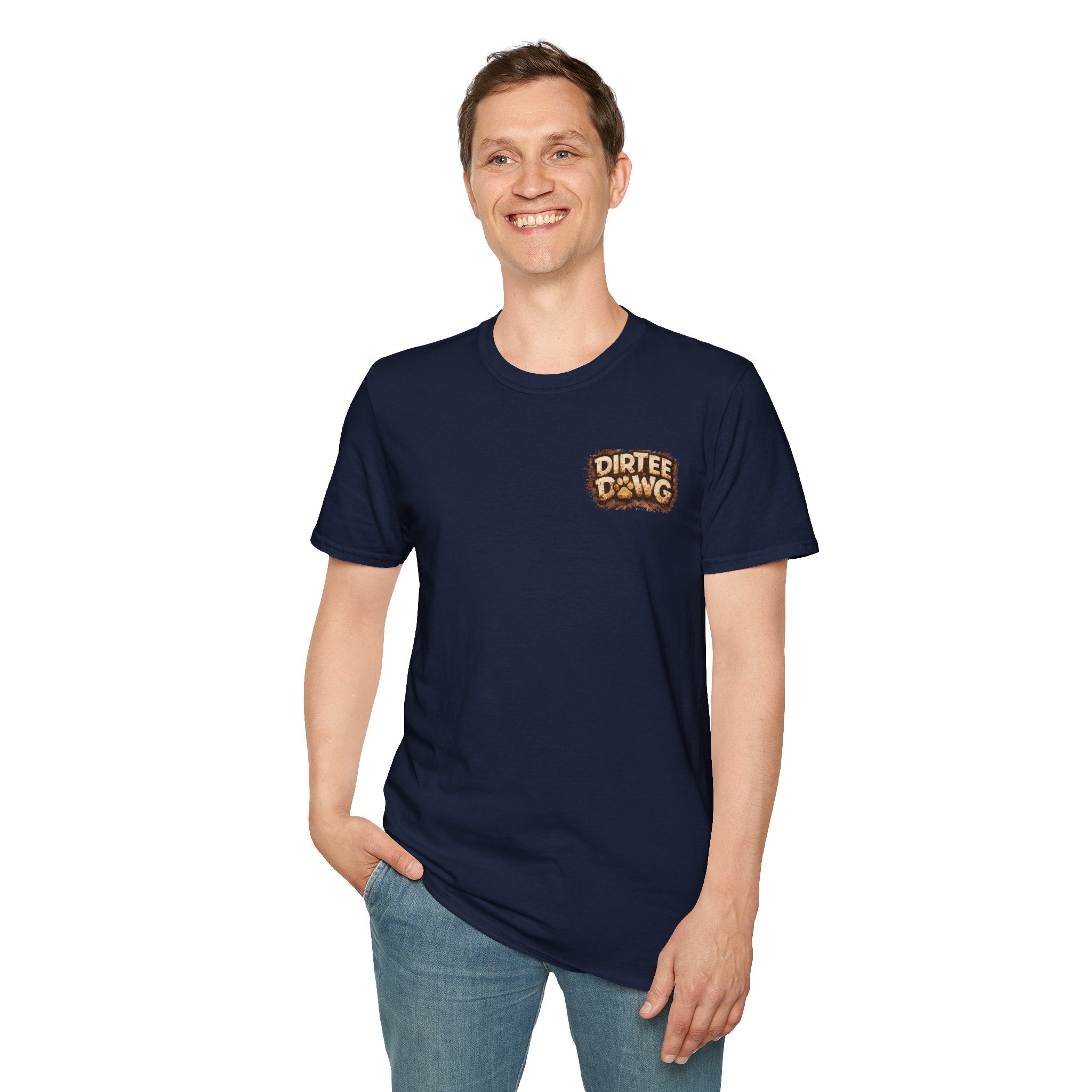 Slogan Tee 'Dog Walking Is A Team Sport' Graphic