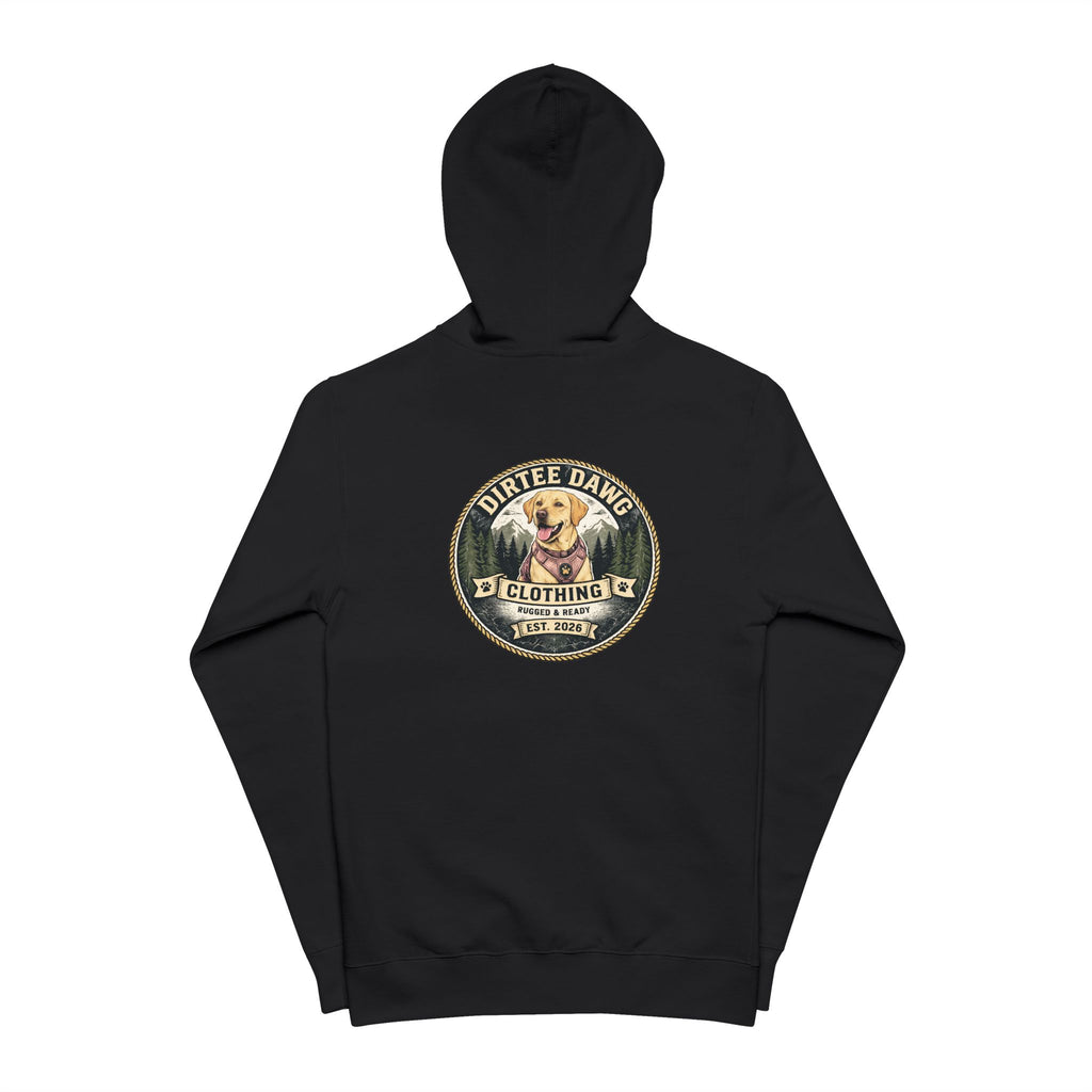 DIRTEE DAWG Branded Zip-Up Hoodie