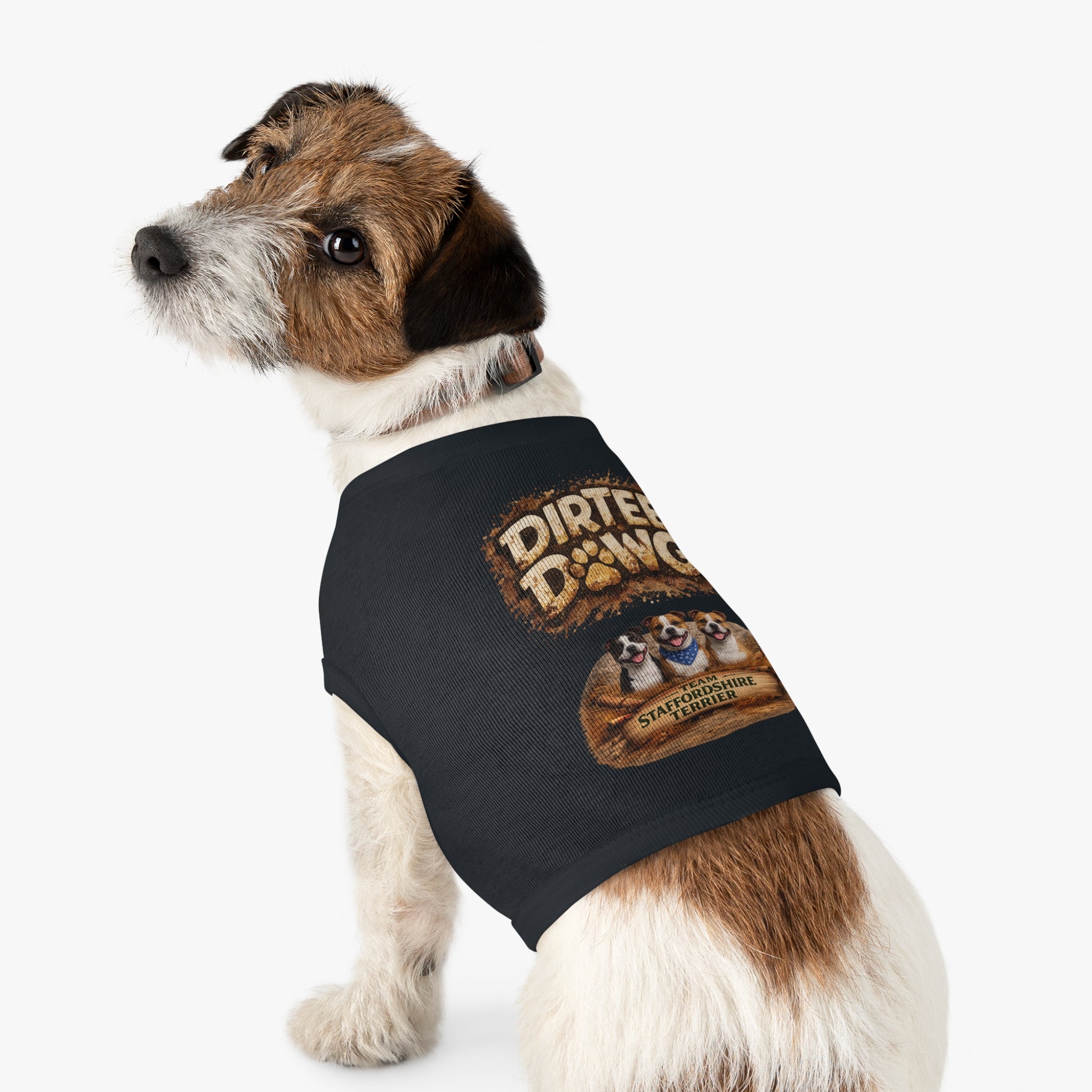 "Dirtee Dawg"  Sweater Staffordshire terrier
