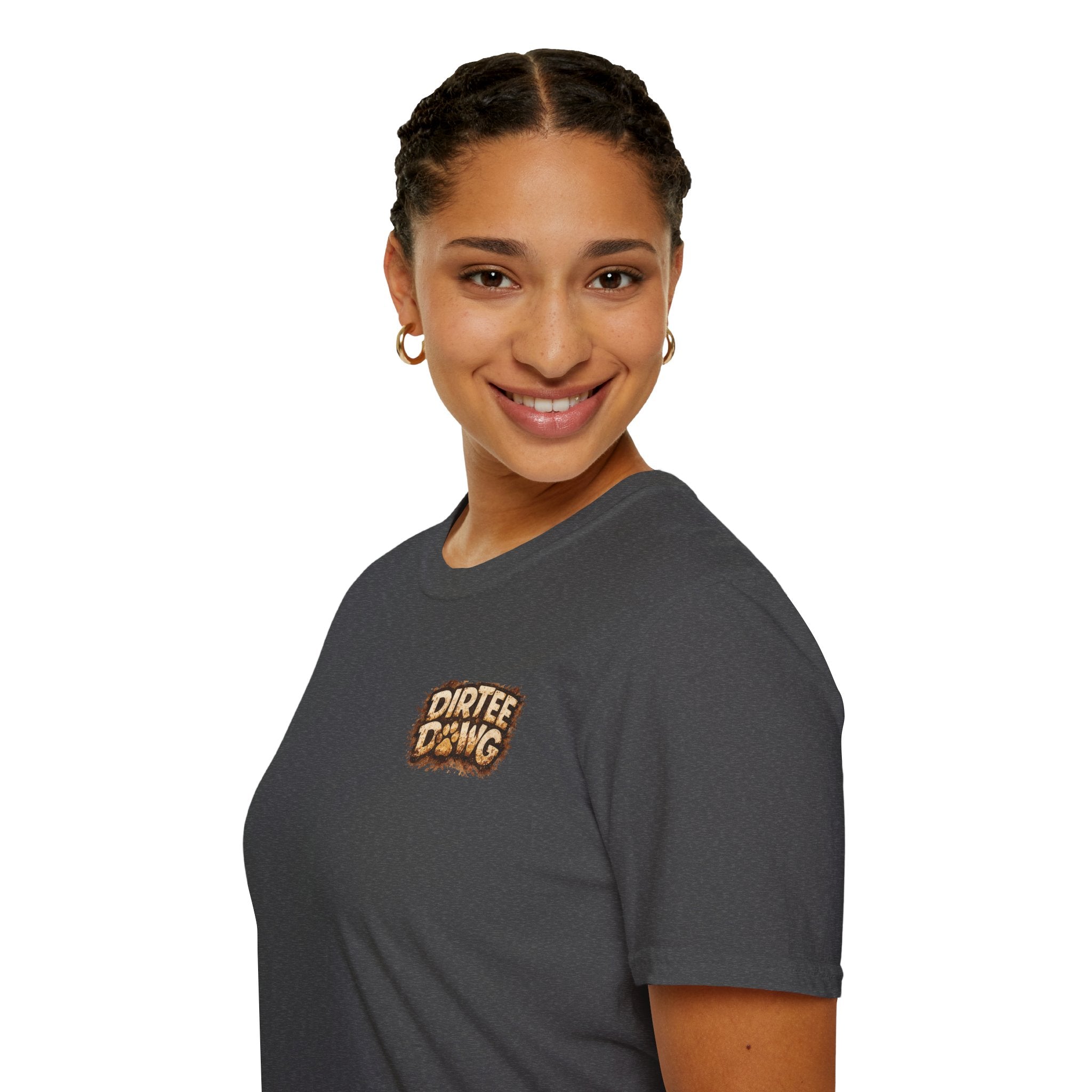 Slogan Tee 'Dog Walking Is A Team Sport' Graphic