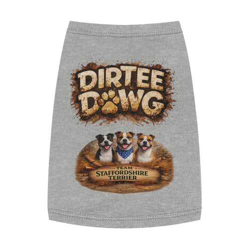 "Dirtee Dawg"  Sweater Staffordshire terrier