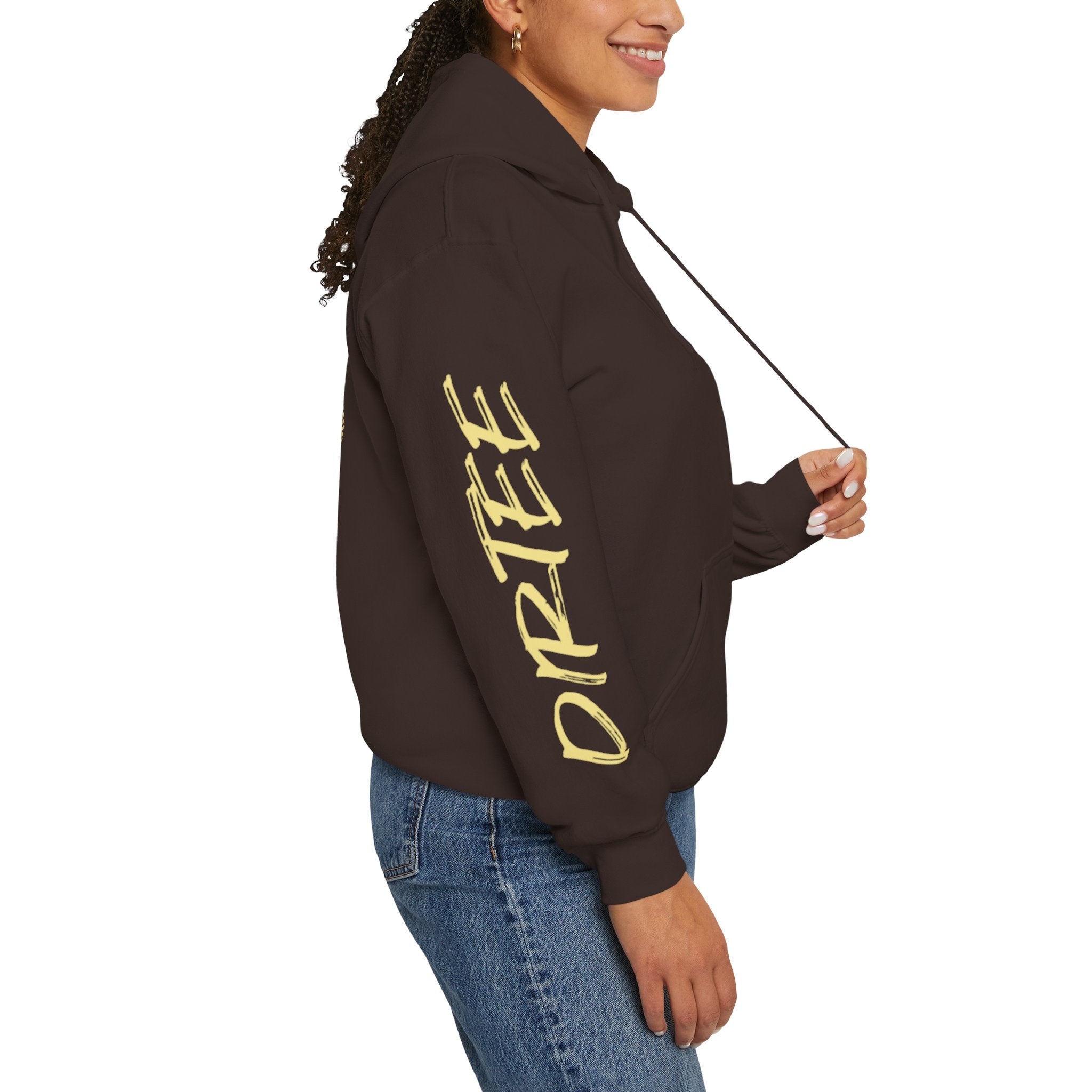 DIRTEE DAWG Logo & Sleeve Print Hoodie