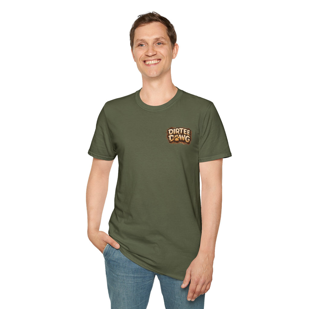 Slogan Tee 'Dog Walking Is A Team Sport' Graphic
