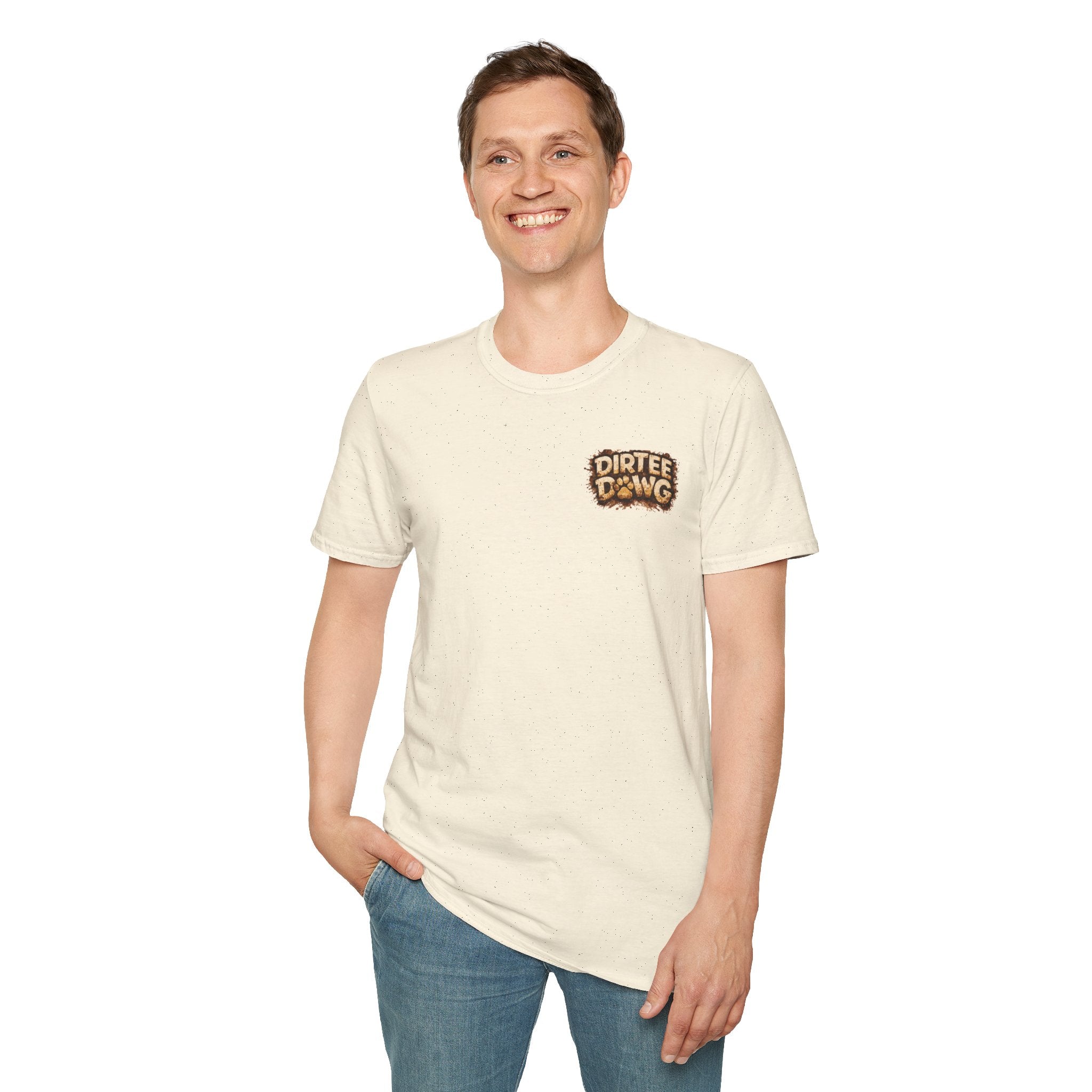 Slogan Tee 'Dog Walking Is A Team Sport' Graphic