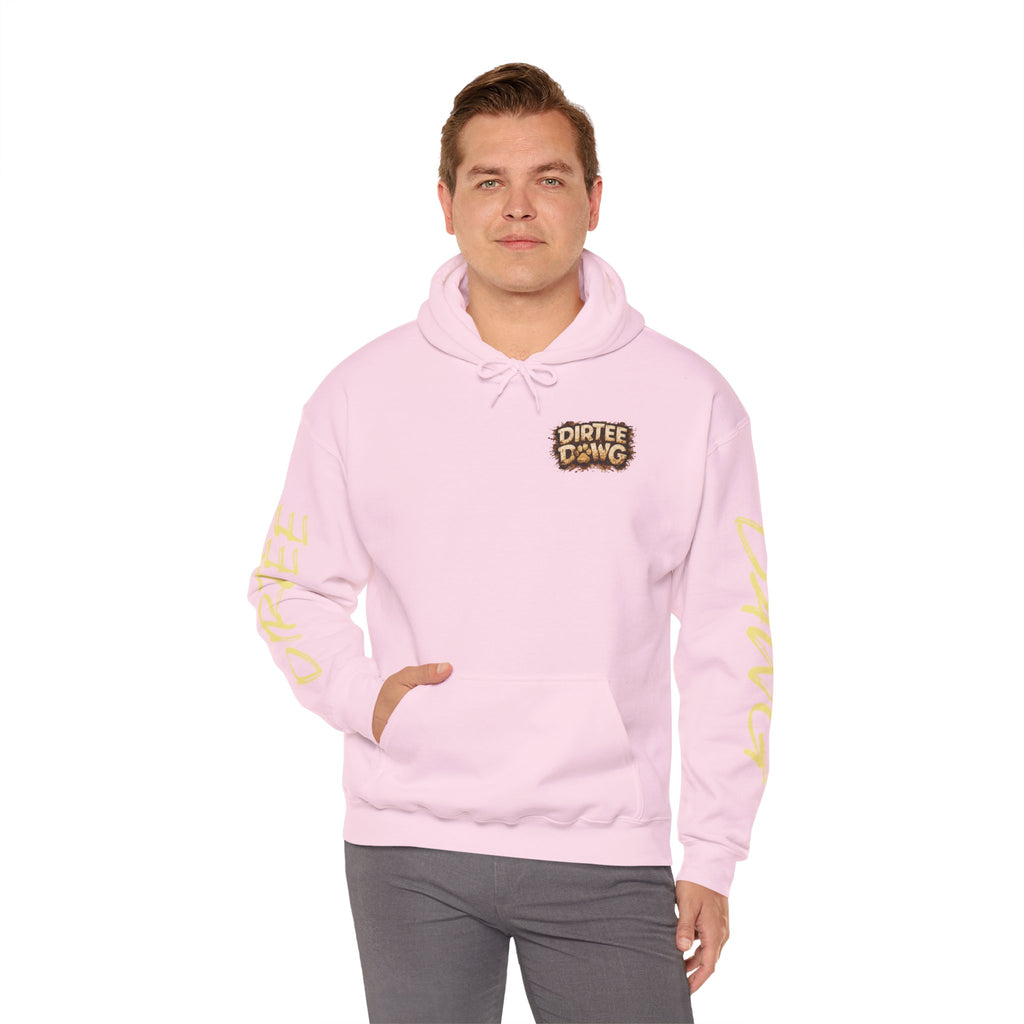 DIRTEE DAWG Logo & Sleeve Print Hoodie