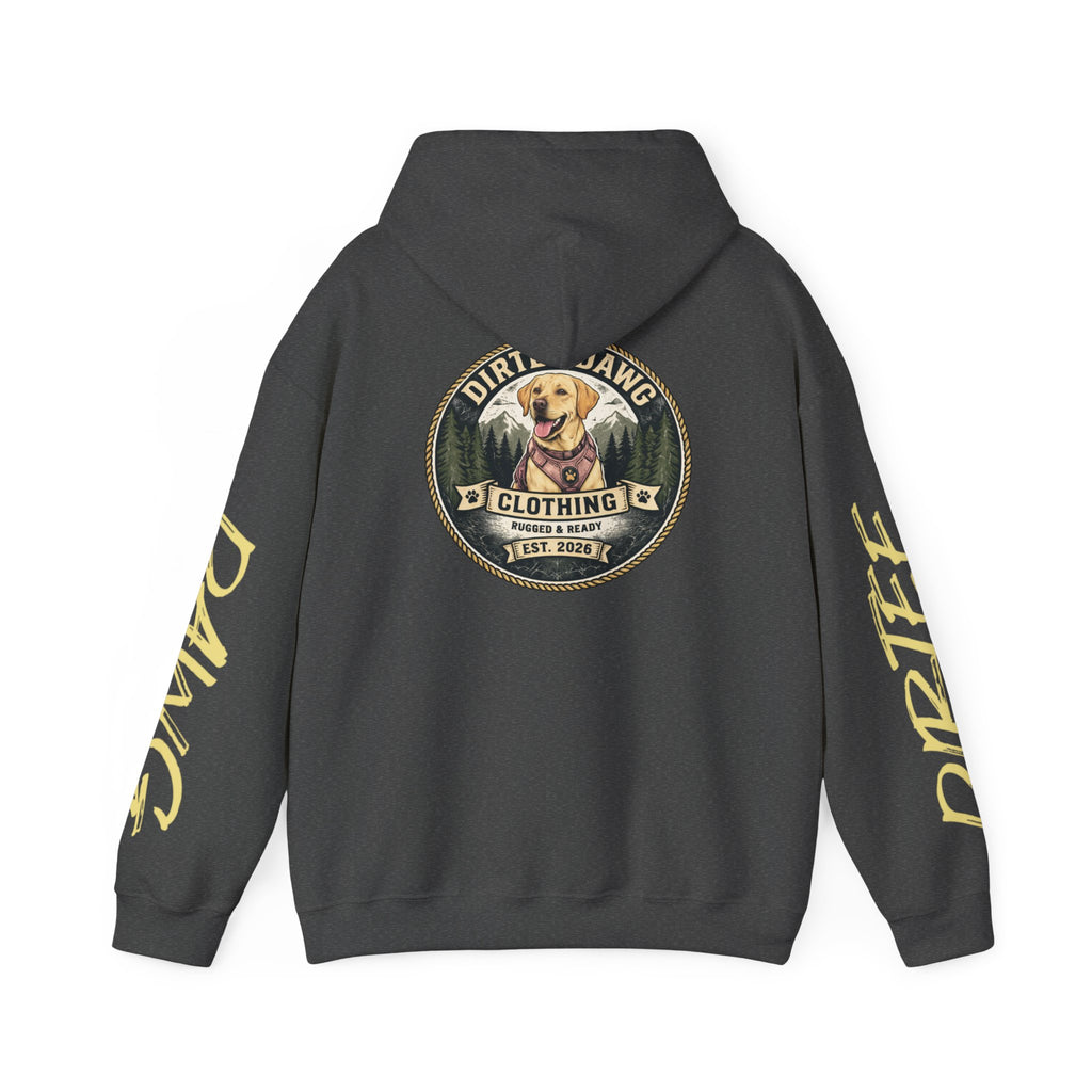 DIRTEE DAWG Logo & Sleeve Print Hoodie