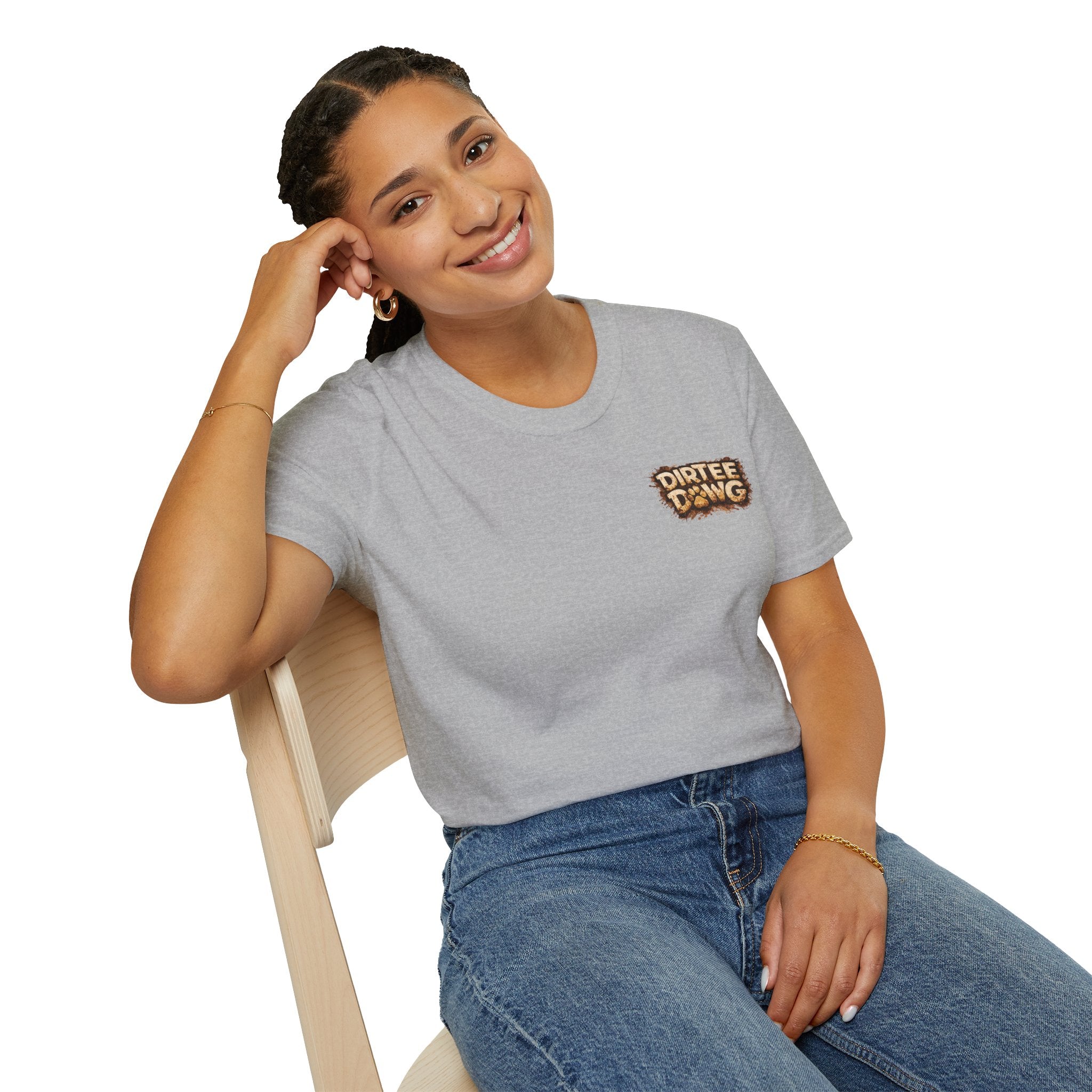 Slogan Tee 'Dog Walking Is A Team Sport' Graphic