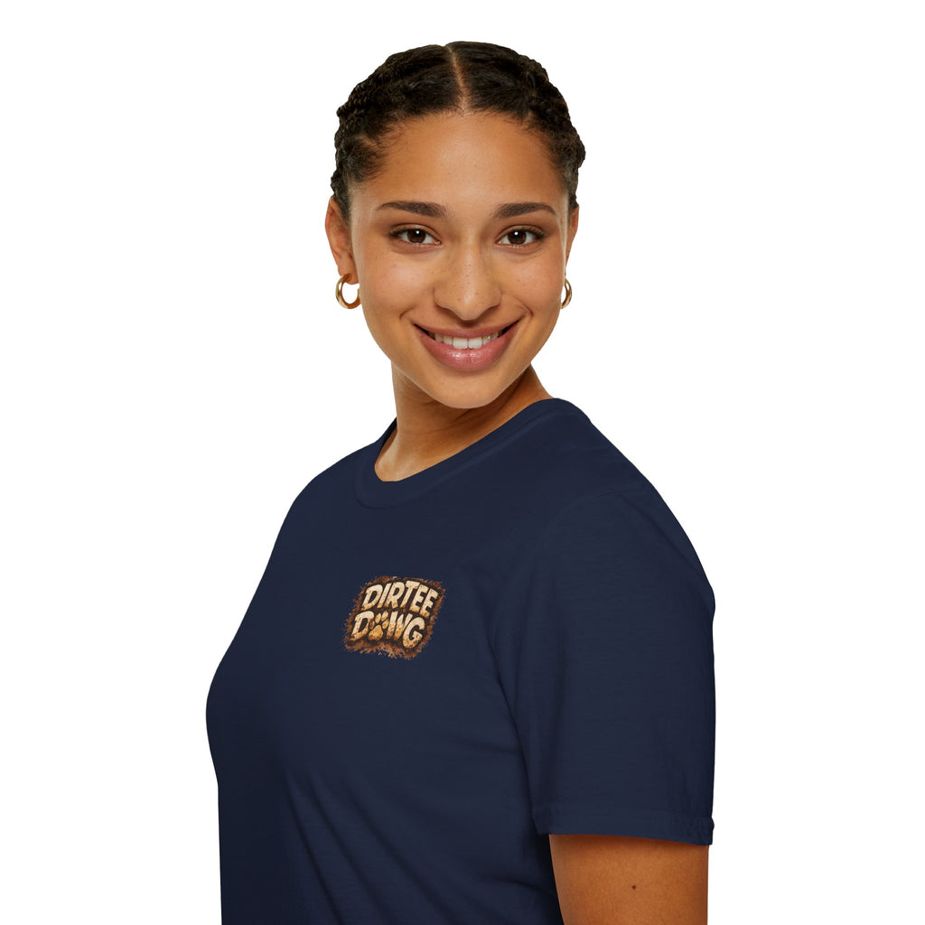 Slogan Tee 'Dog Walking Is A Team Sport' Graphic