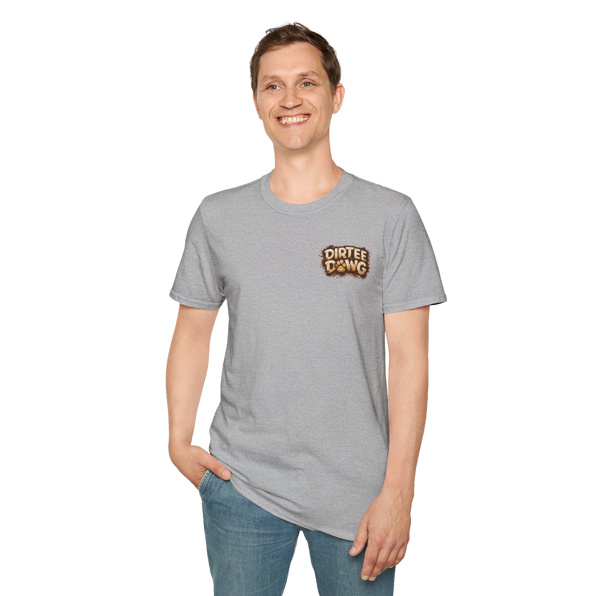 Slogan Tee 'Dog Walking Is A Team Sport' Graphic