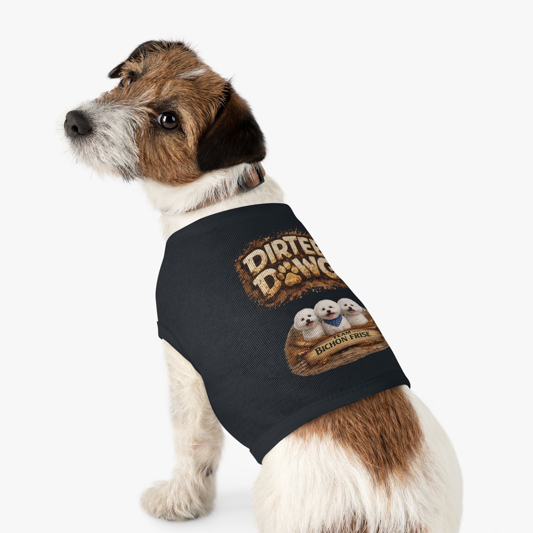 Dirtee Dawg Sweater Bichon Frise