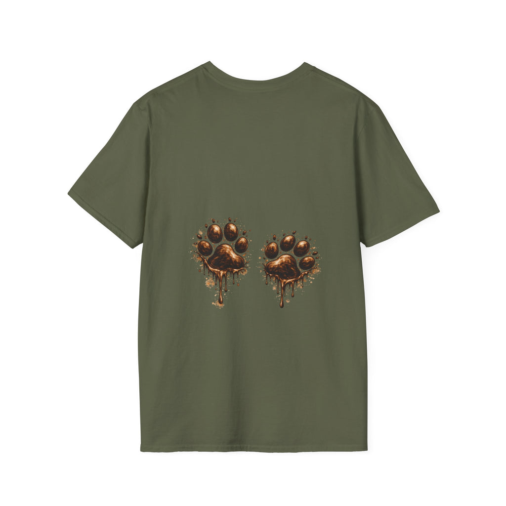 "DIRTY PAWS" Slogan Tee