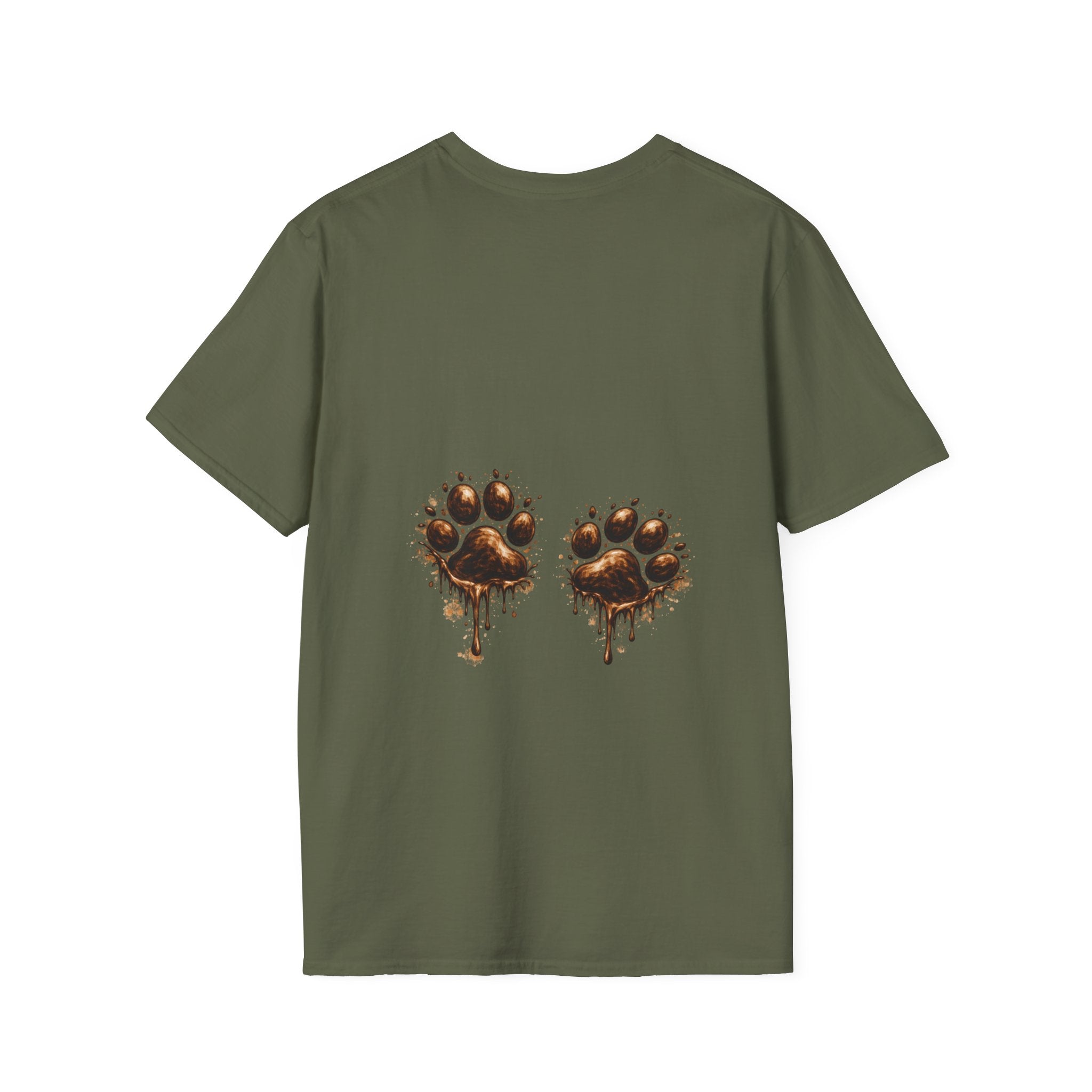 "DIRTY PAWS" Slogan Tee