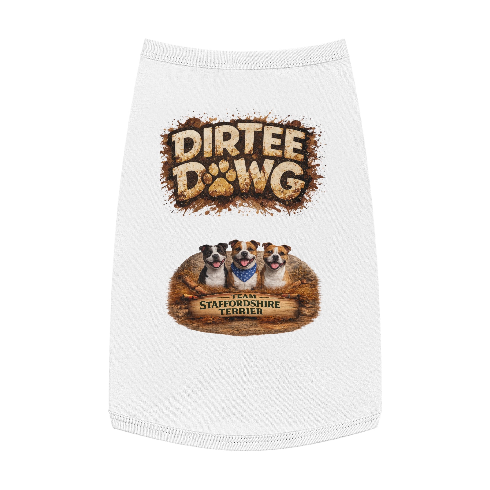 "Dirtee Dawg"  Sweater Staffordshire terrier