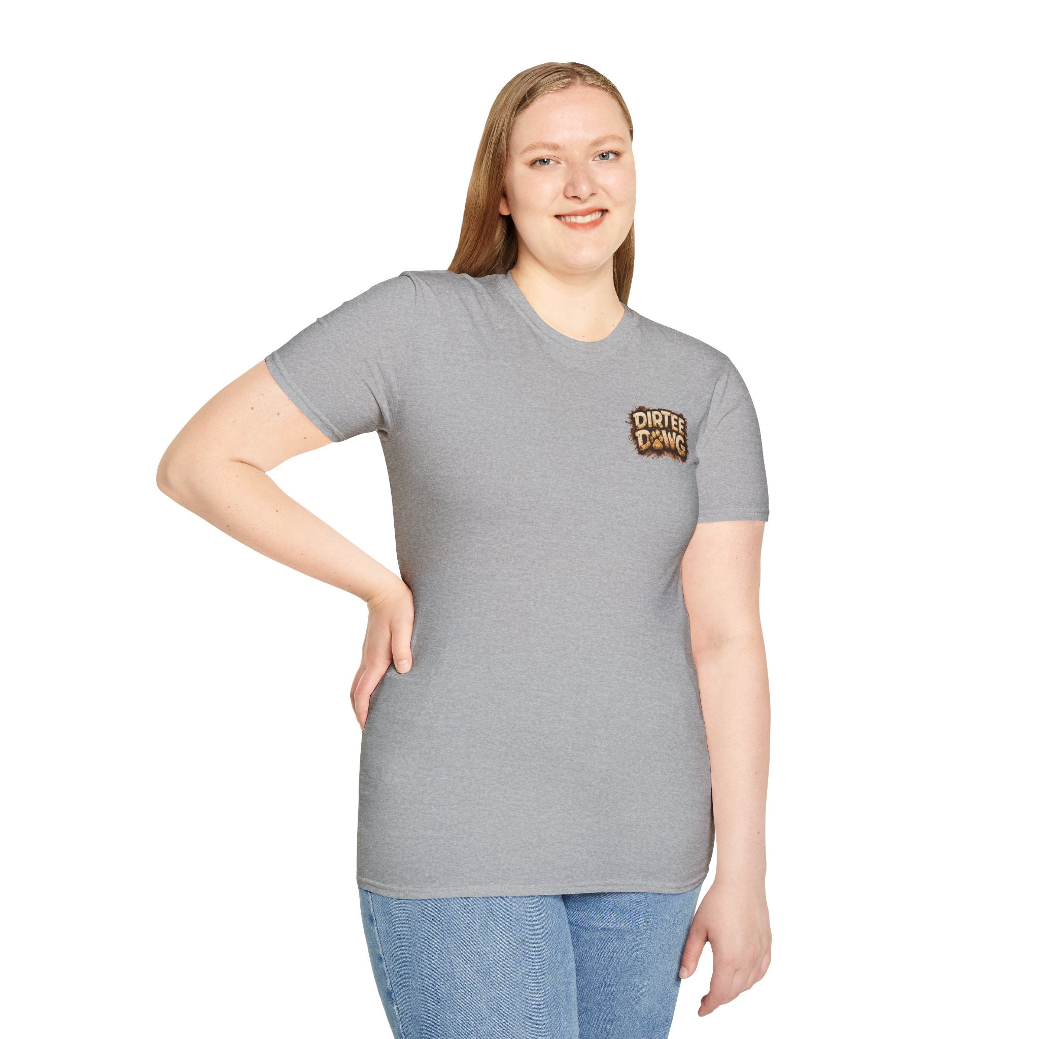 Slogan Tee 'Dog Walking Is A Team Sport' Graphic