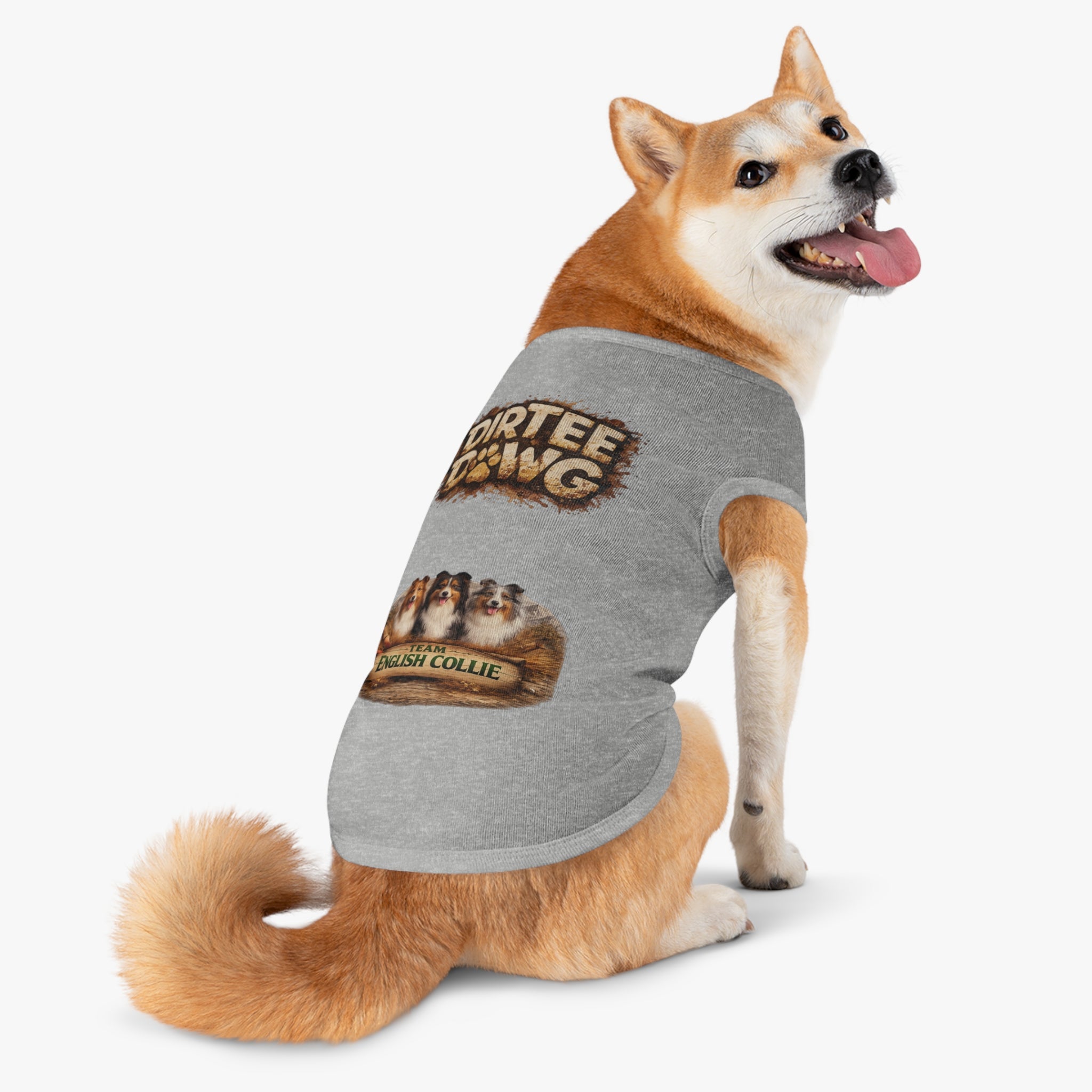 Dirtee Dawg Sweater  English Collie