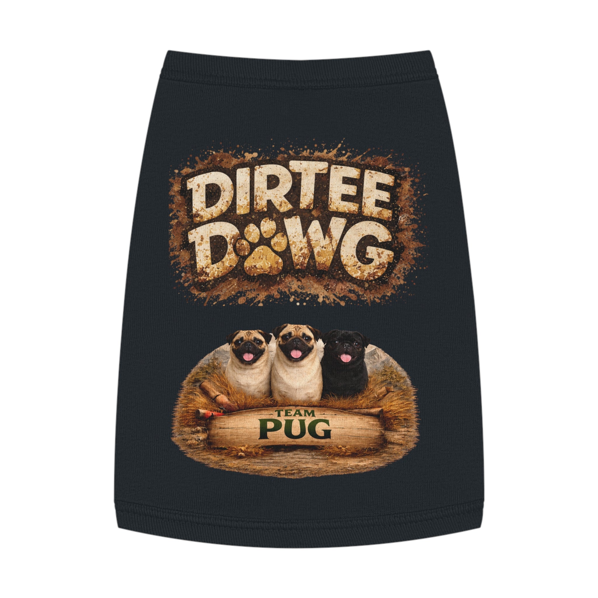Dirtee Dawg Sweater Pug