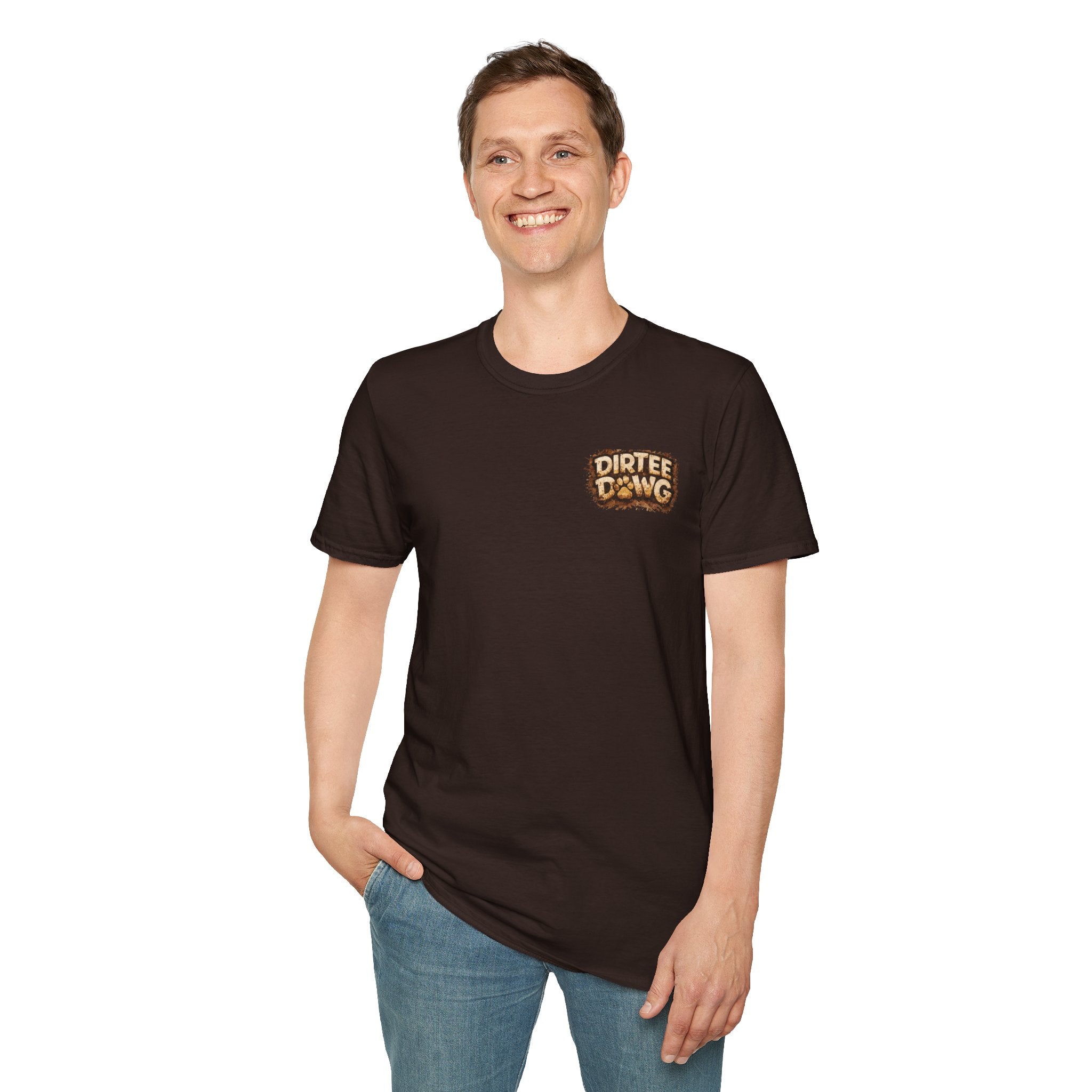 Slogan Tee 'Dog Walking Is A Team Sport' Graphic