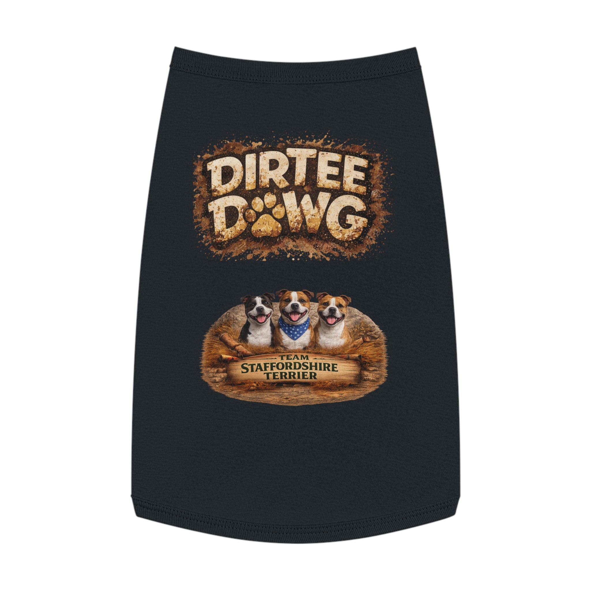 "Dirtee Dawg"  Sweater Staffordshire terrier