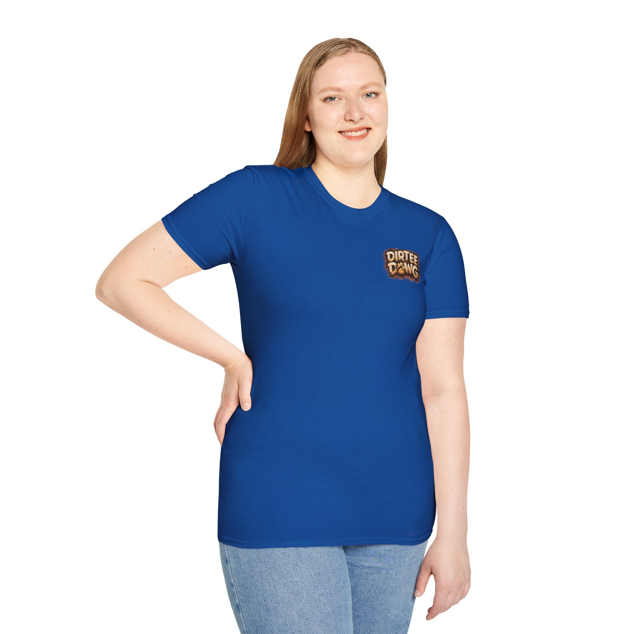 Slogan Tee 'Dog Walking Is A Team Sport' Graphic