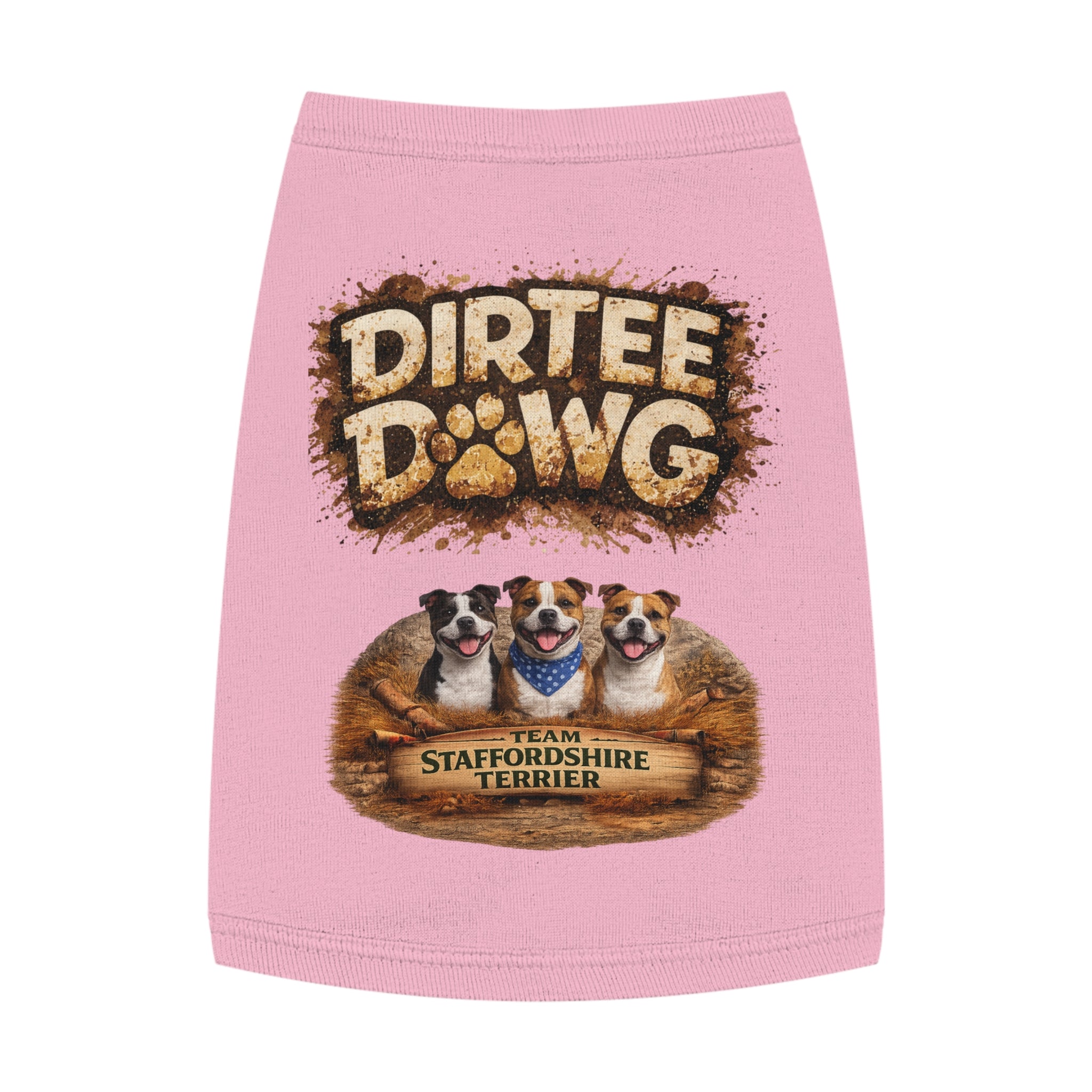 "Dirtee Dawg"  Sweater Staffordshire terrier