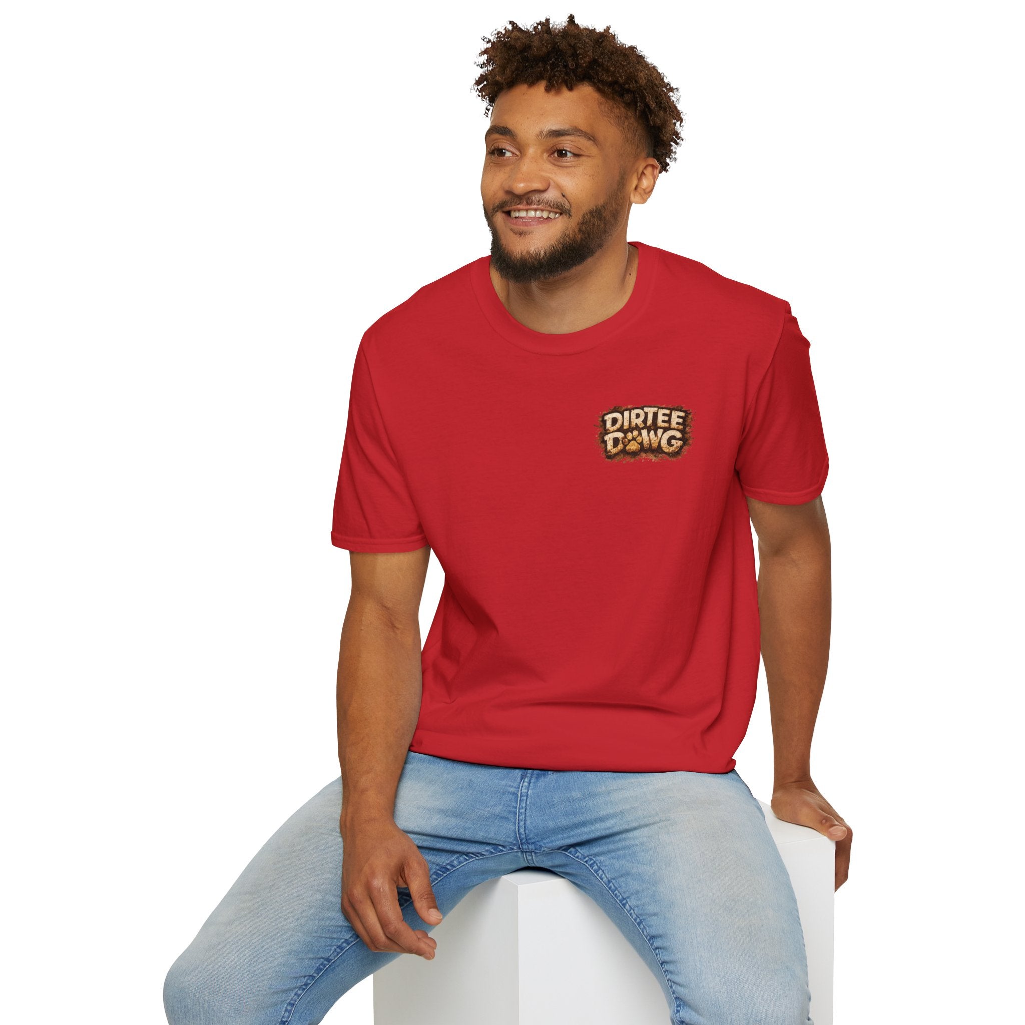 Slogan Tee 'Dog Walking Is A Team Sport' Graphic