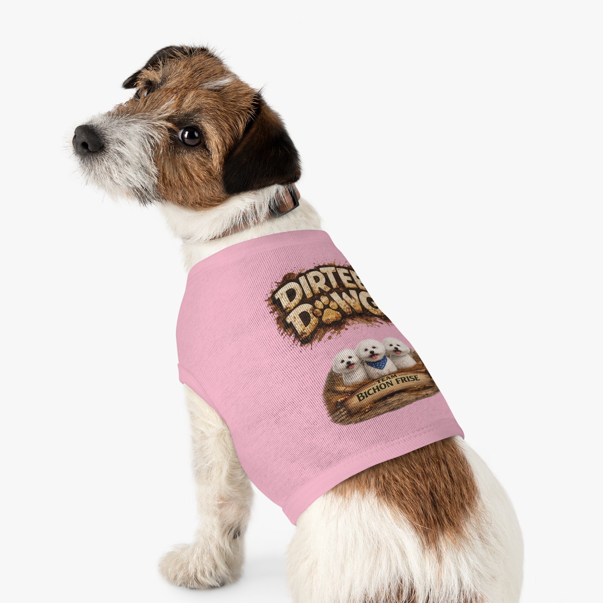 Dirtee Dawg Sweater Bichon Frise