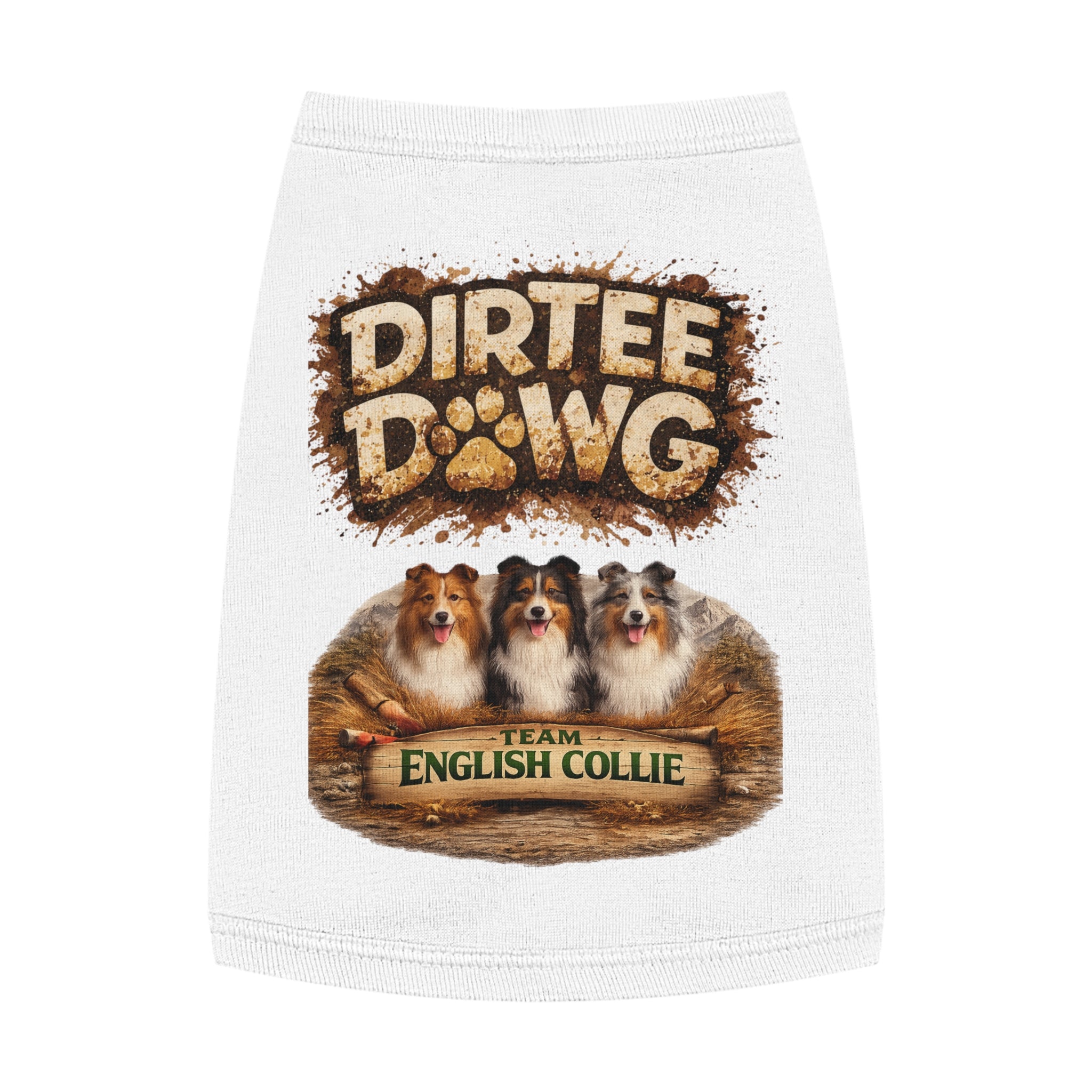 Dirtee Dawg Sweater  English Collie
