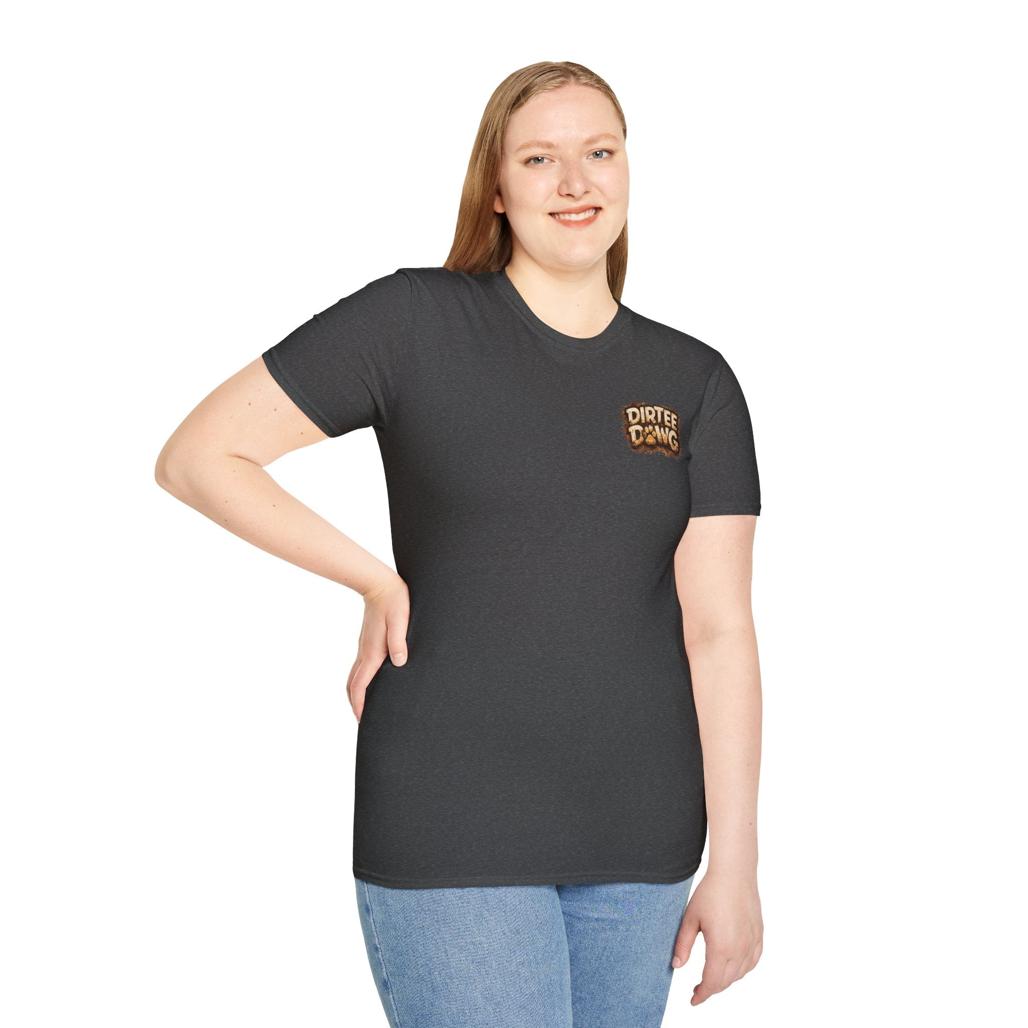 Slogan Tee 'Dog Walking Is A Team Sport' Graphic