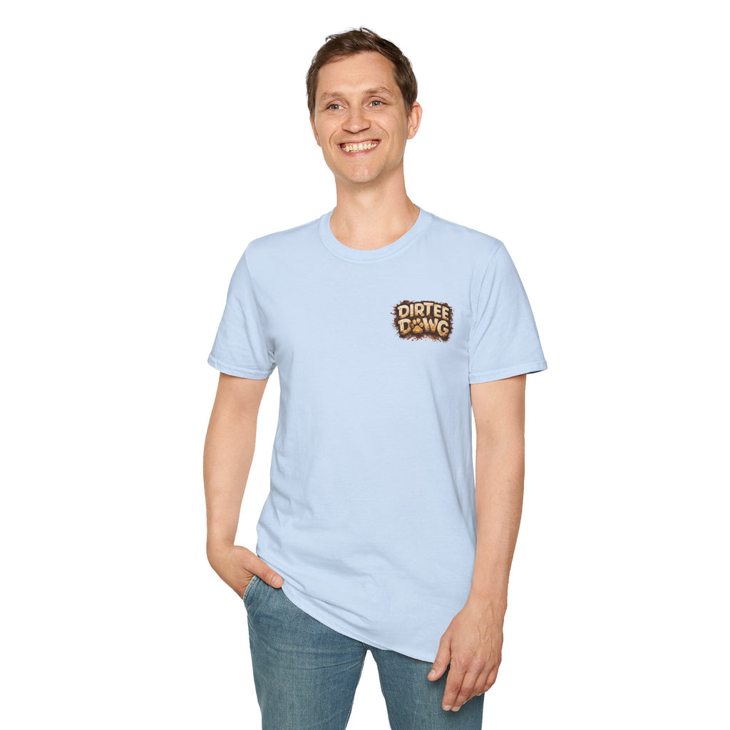 Slogan Tee 'Dog Walking Is A Team Sport' Graphic