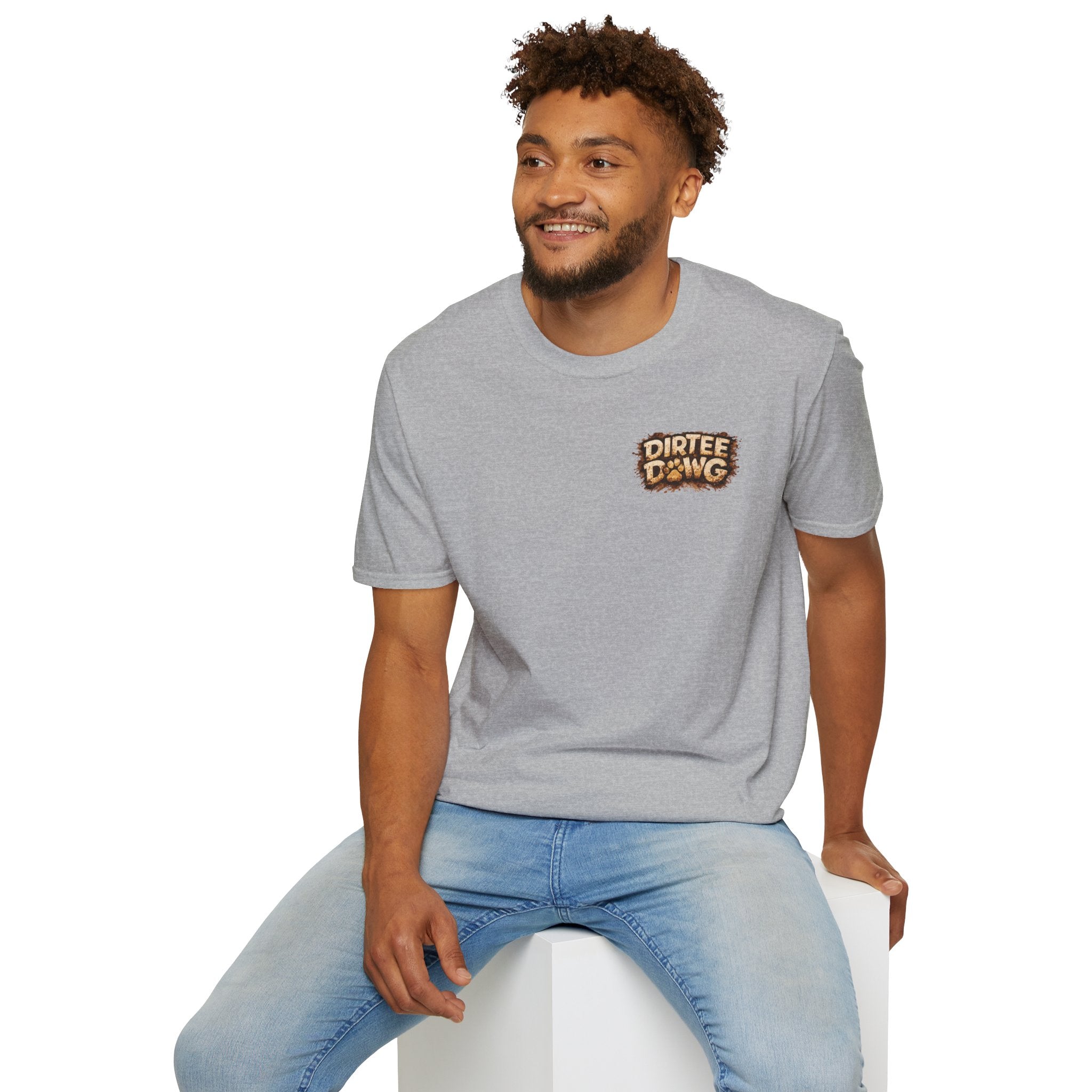 Slogan Tee 'Dog Walking Is A Team Sport' Graphic