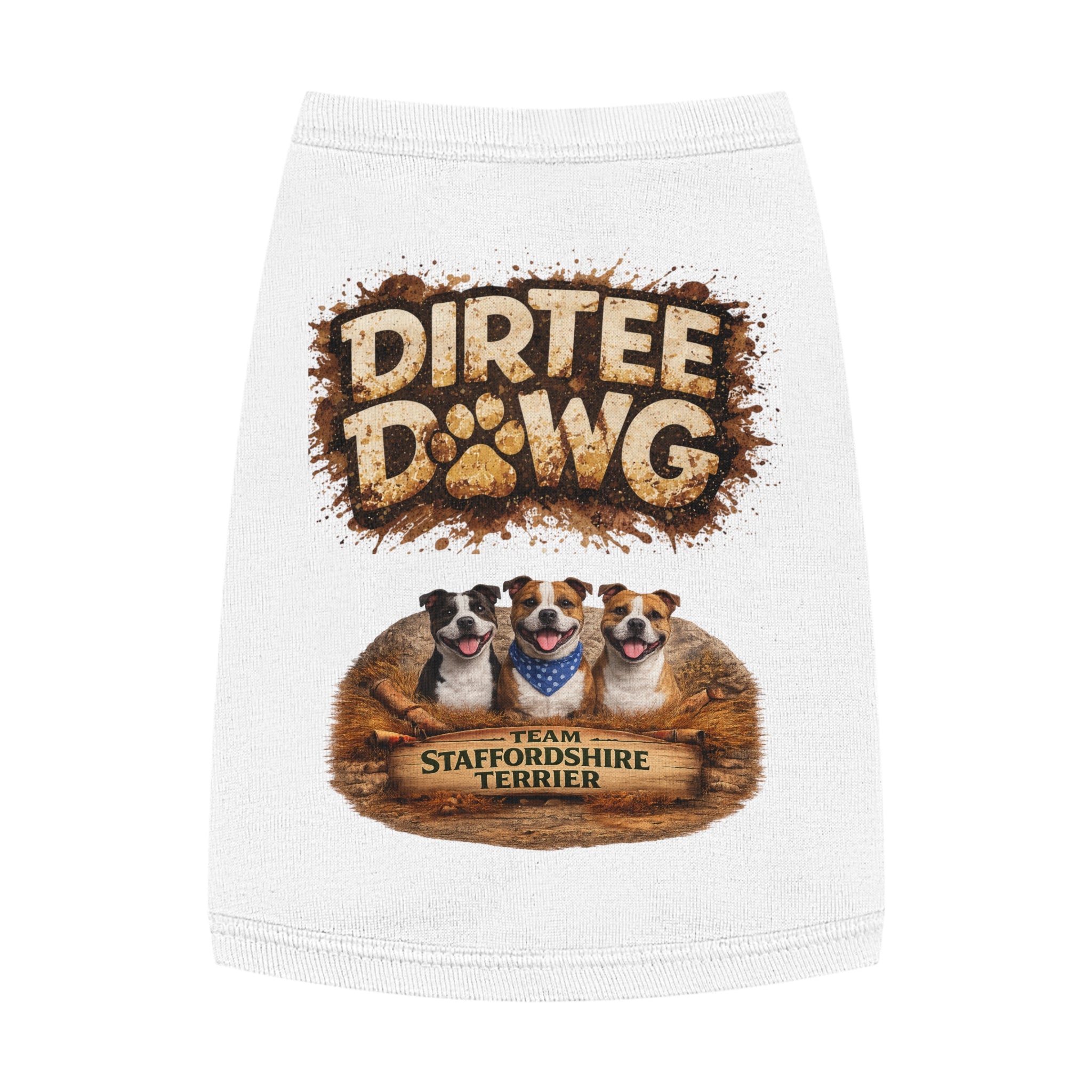 "Dirtee Dawg"  Sweater Staffordshire terrier