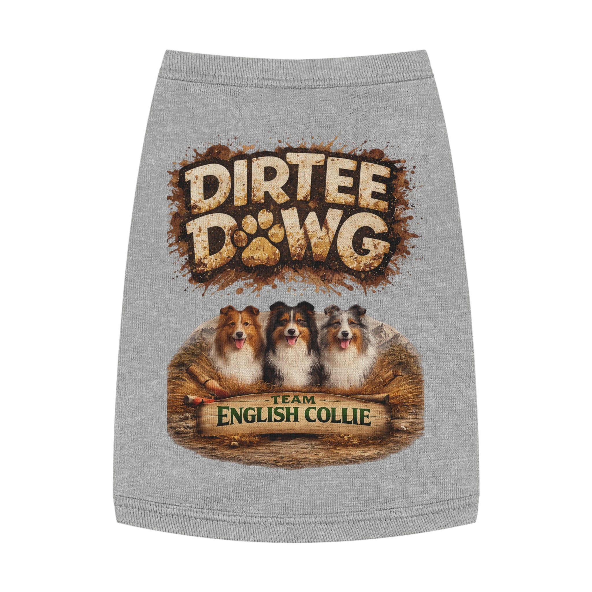 Dirtee Dawg Sweater  English Collie