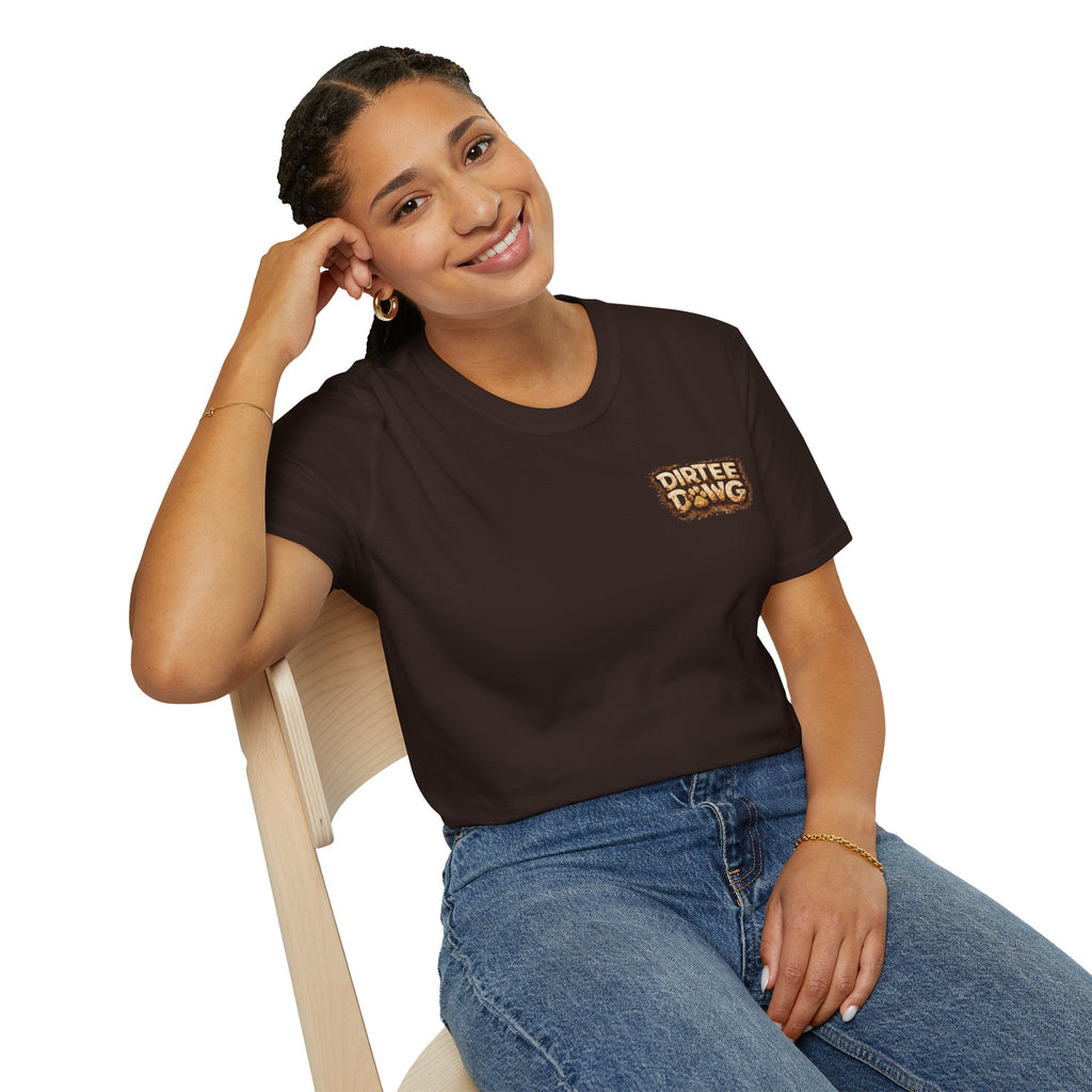 Slogan Tee 'Dog Walking Is A Team Sport' Graphic