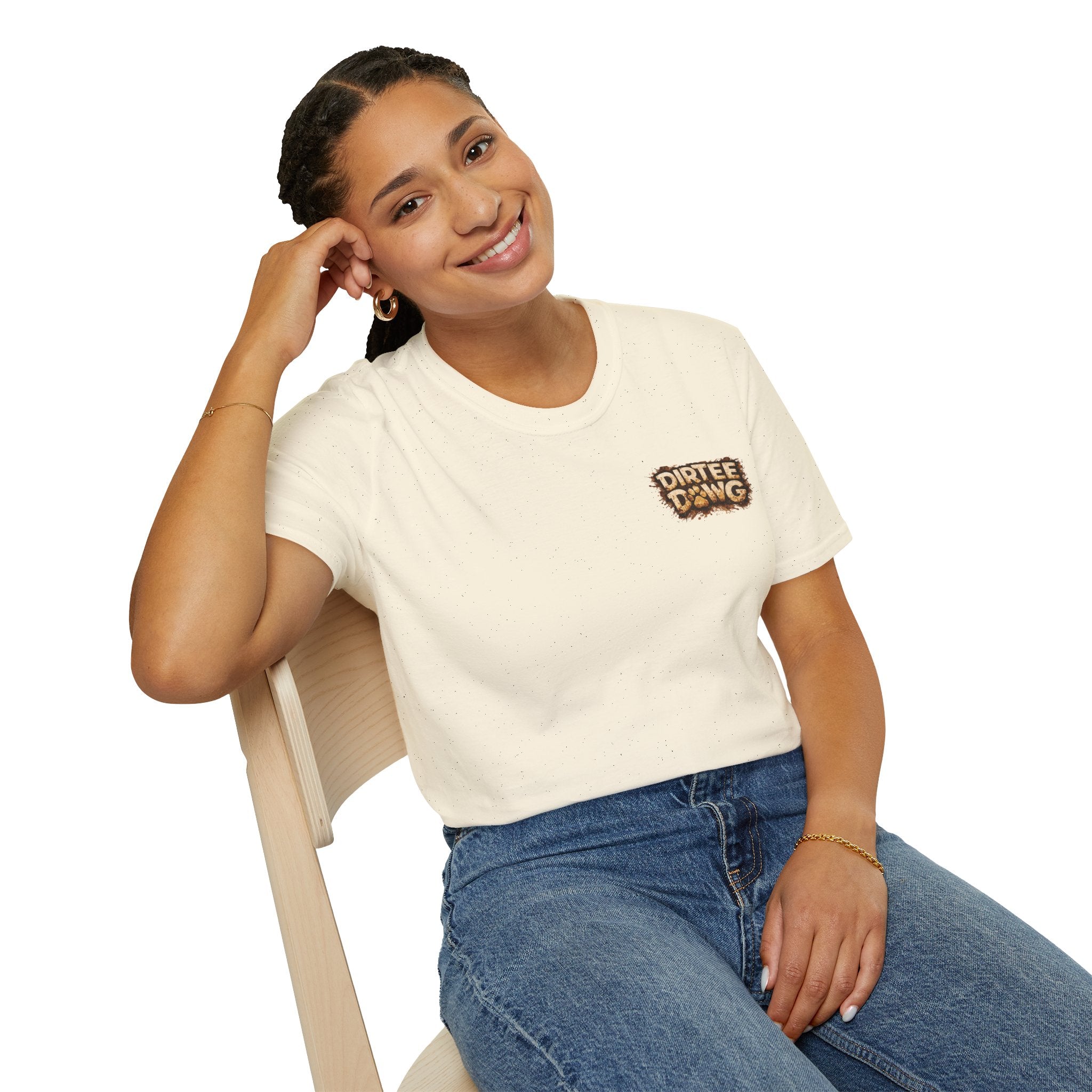 Slogan Tee 'Dog Walking Is A Team Sport' Graphic