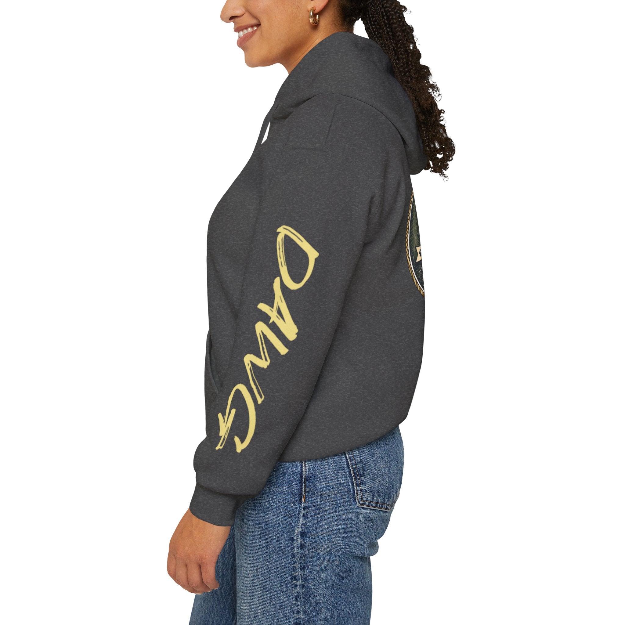 DIRTEE DAWG Logo & Sleeve Print Hoodie