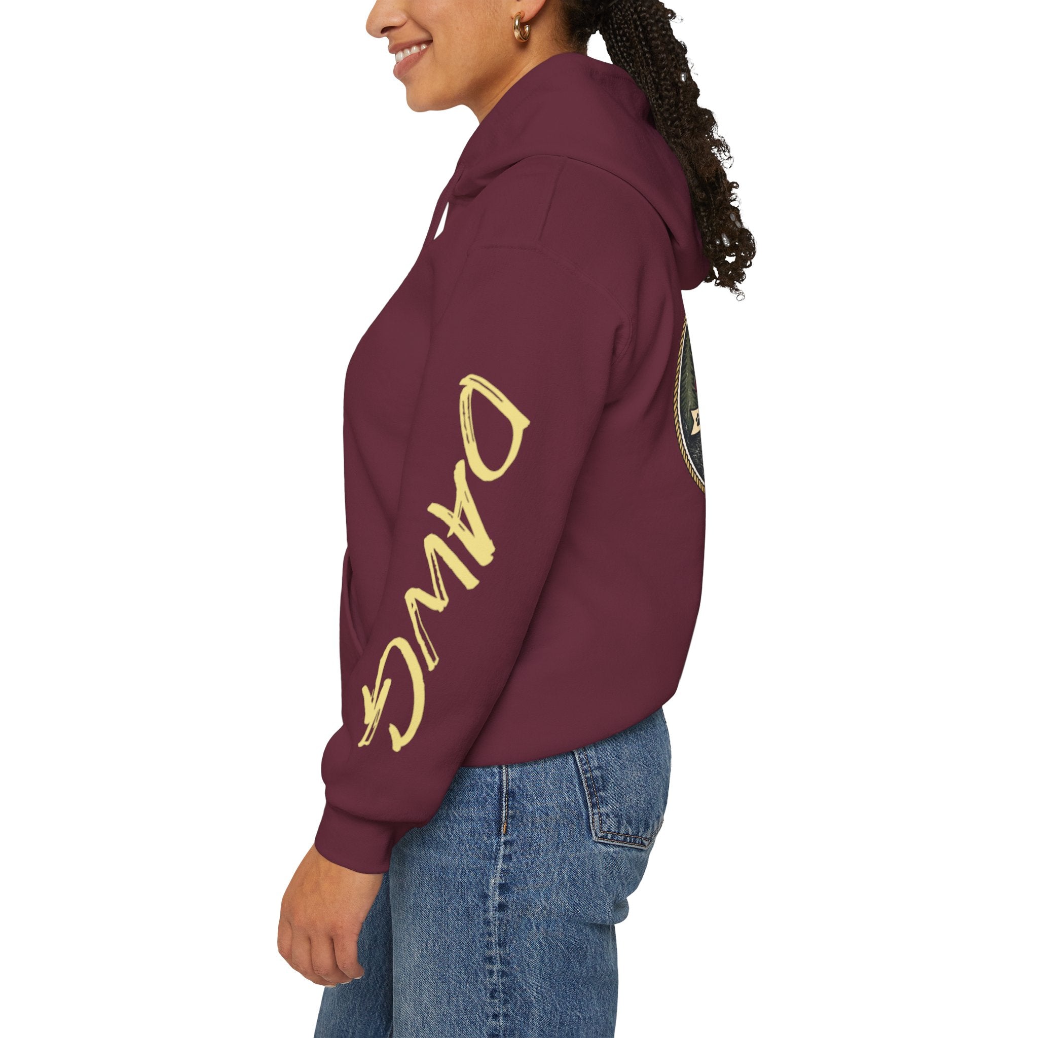 DIRTEE DAWG Logo & Sleeve Print Hoodie