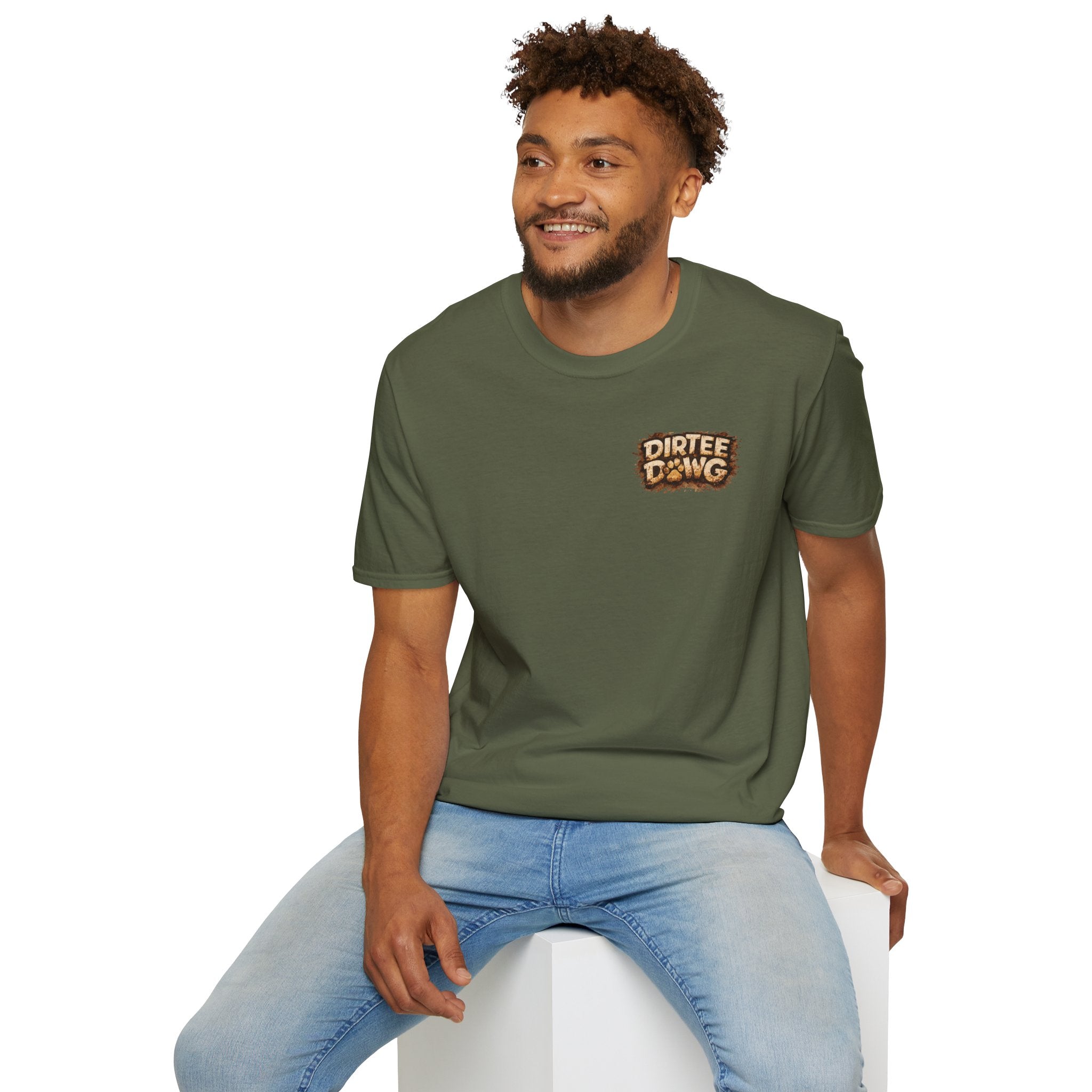 Slogan Tee 'Dog Walking Is A Team Sport' Graphic