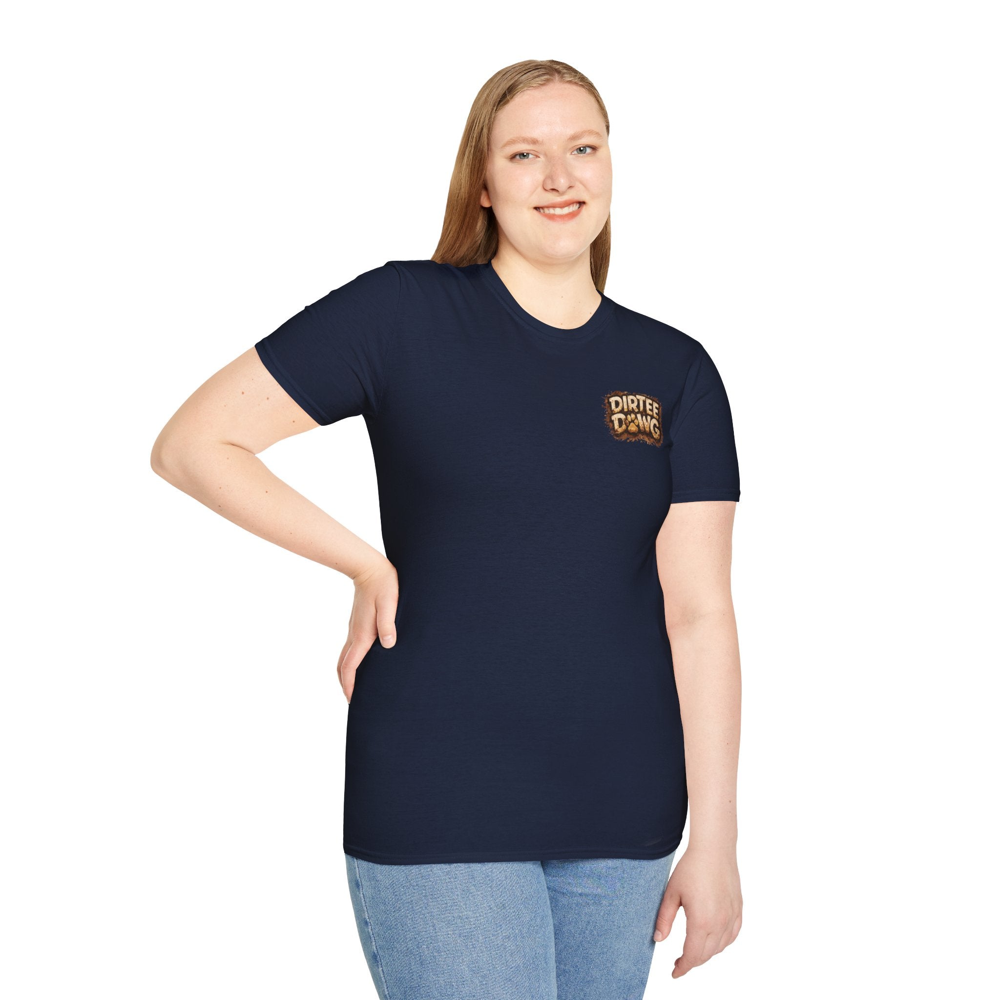 Slogan Tee 'Dog Walking Is A Team Sport' Graphic