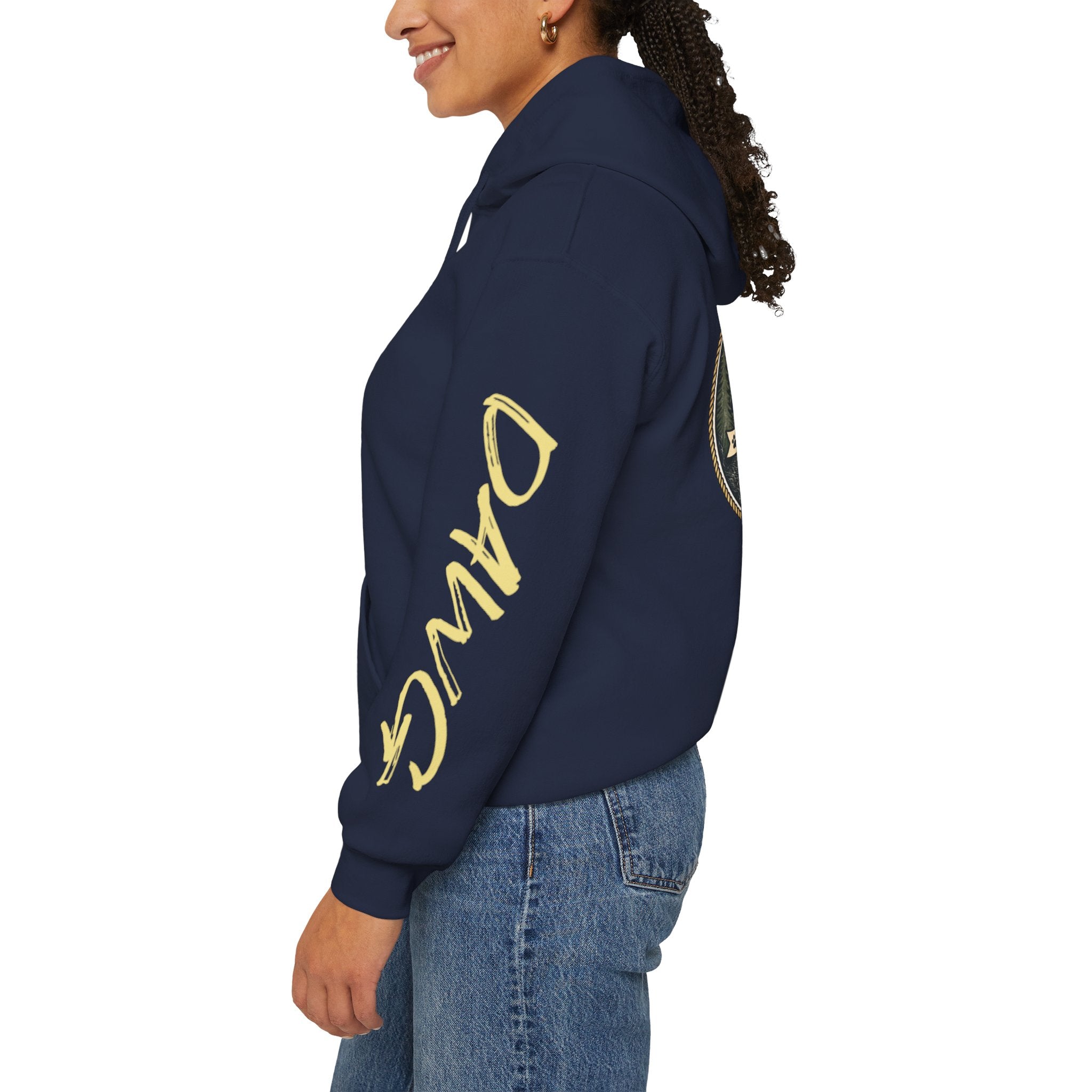 DIRTEE DAWG Logo & Sleeve Print Hoodie