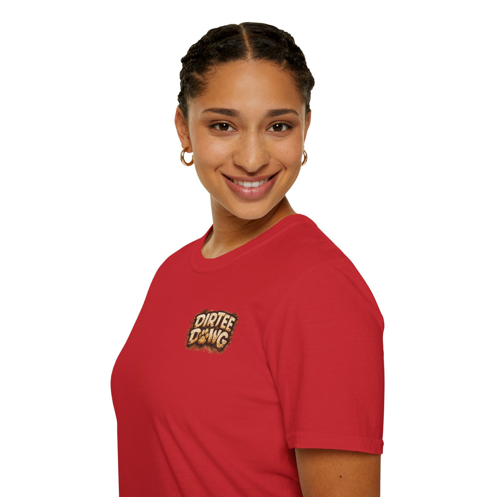 Slogan Tee 'Dog Walking Is A Team Sport' Graphic