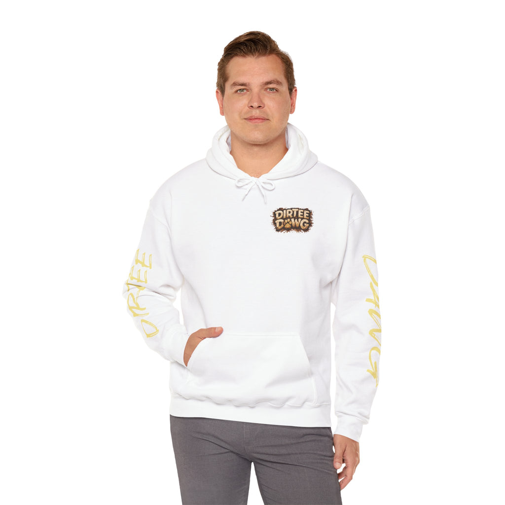 DIRTEE DAWG Logo & Sleeve Print Hoodie