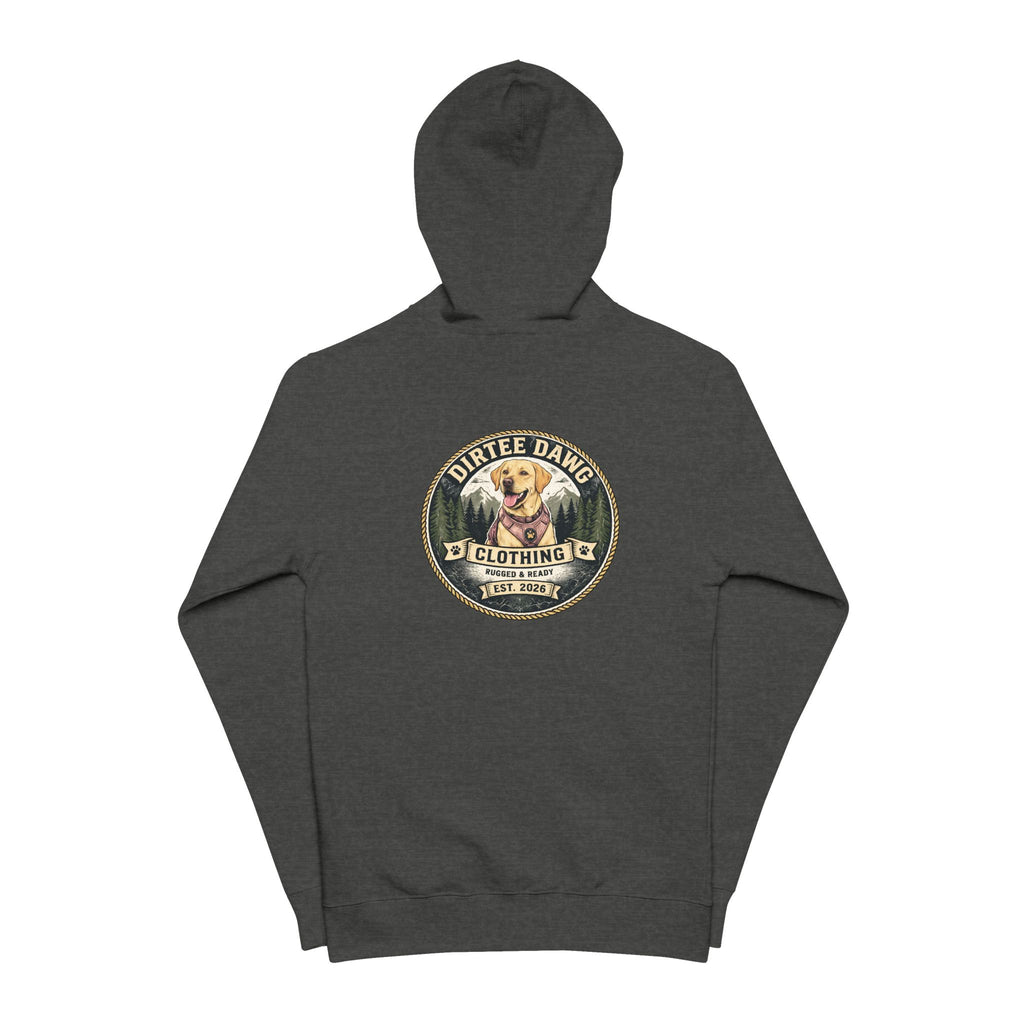DIRTEE DAWG Branded Zip-Up Hoodie