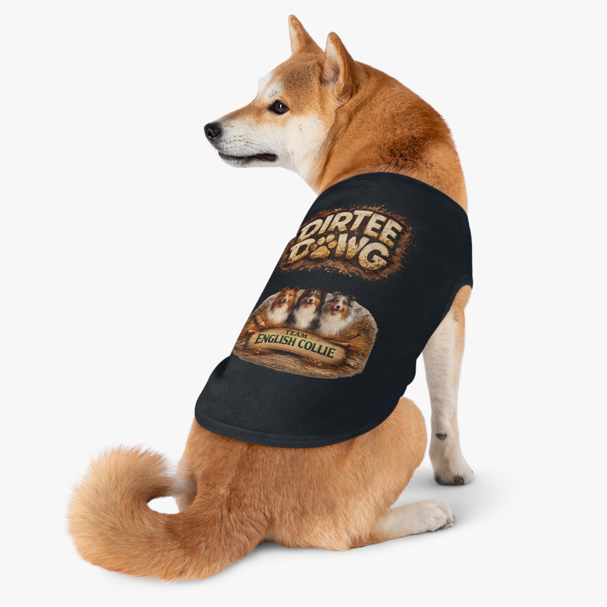 Dirtee Dawg Sweater  English Collie