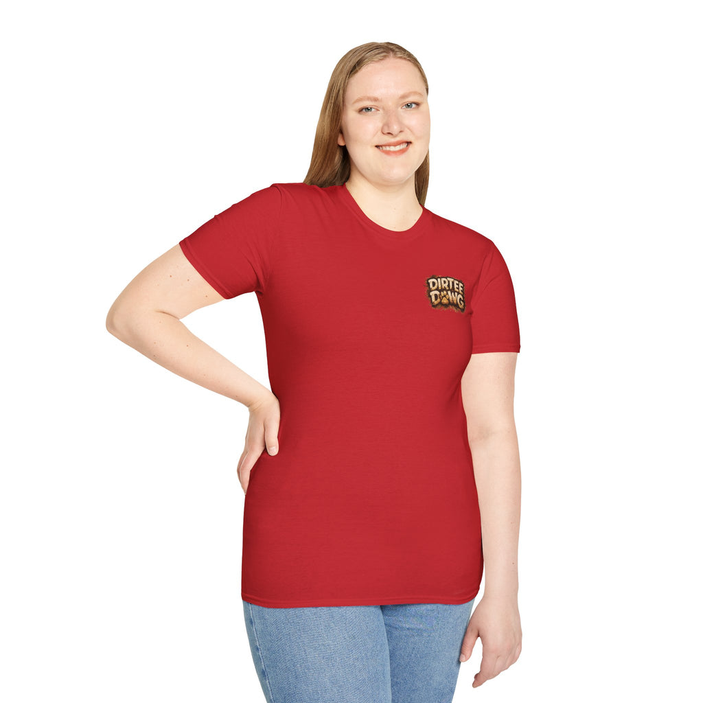 Slogan Tee 'Dog Walking Is A Team Sport' Graphic