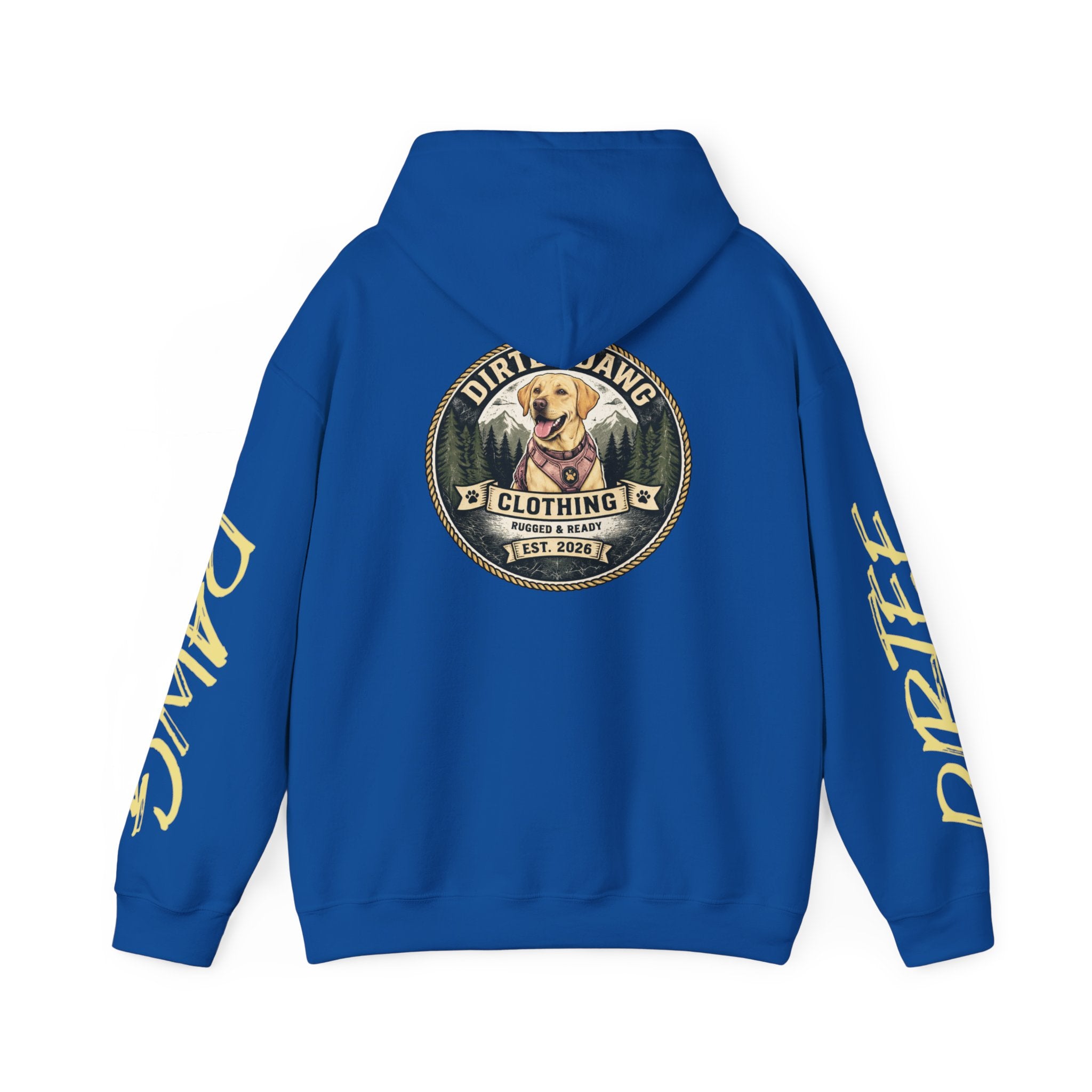 DIRTEE DAWG Logo & Sleeve Print Hoodie